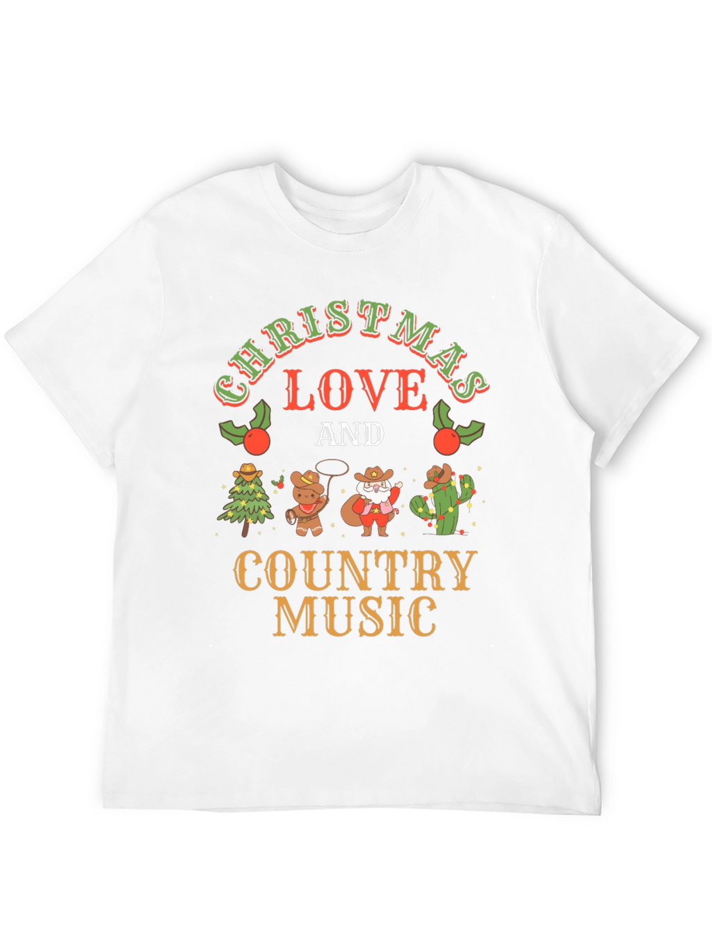 Christmas Love & Country Music T-Shirt