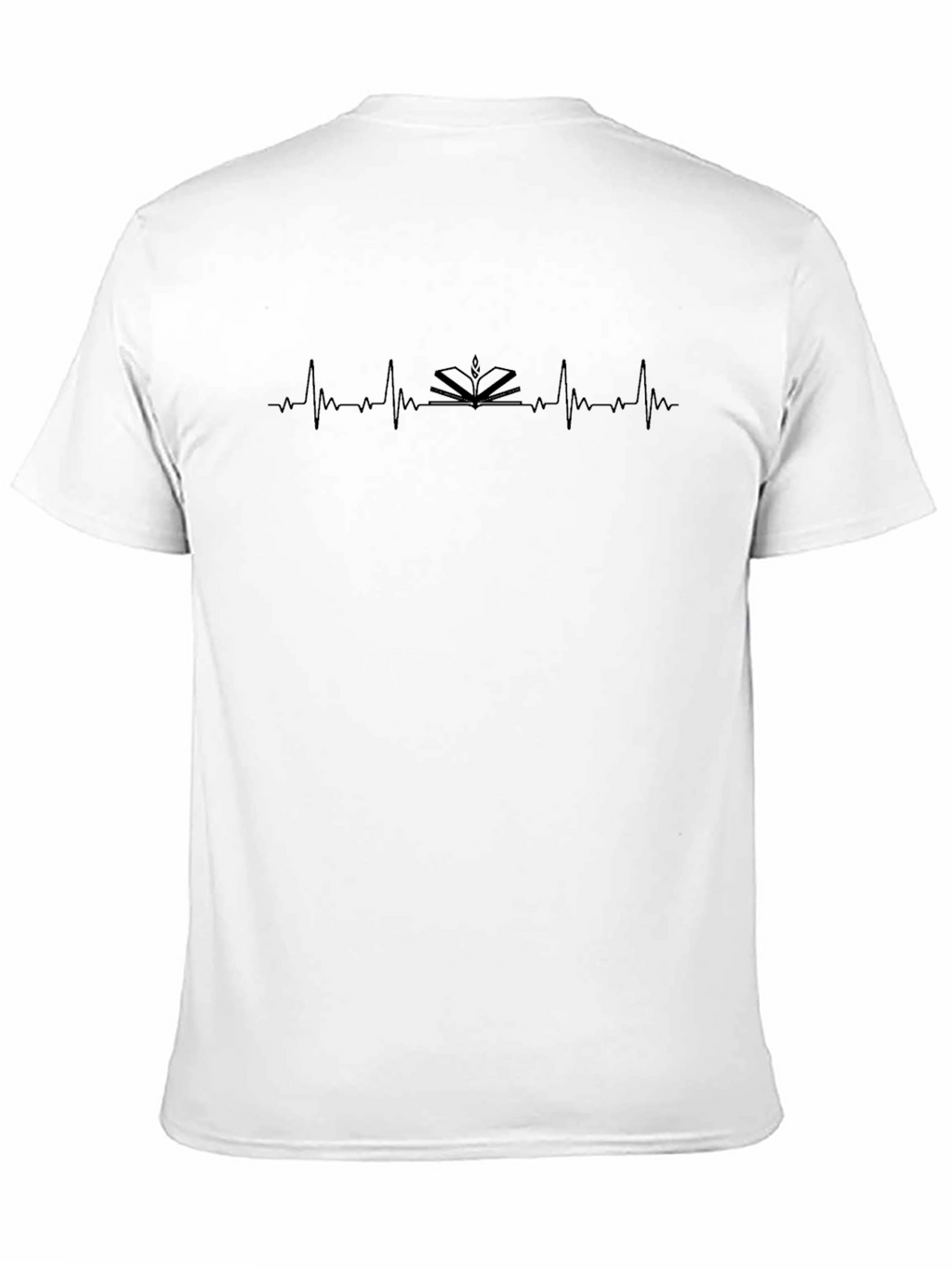 Book Lover Heartbeat T-Shirt - Read Life