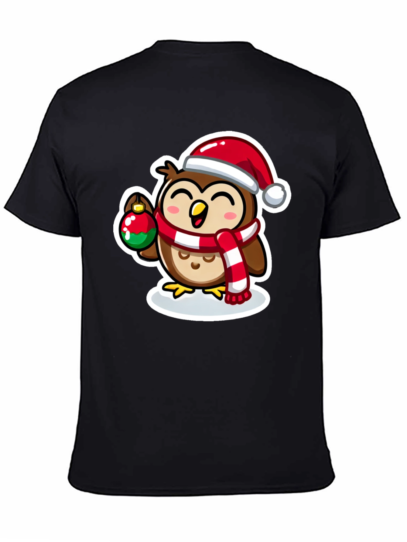 Festive Owl Graphic Tee
