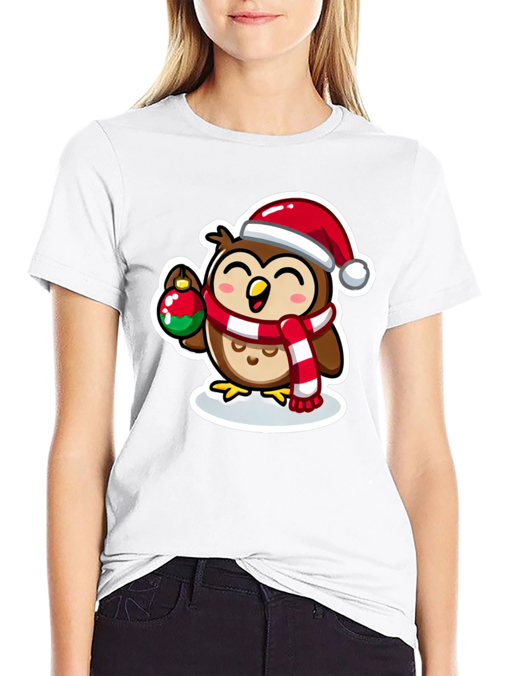 Festive Owl Graphic Tee