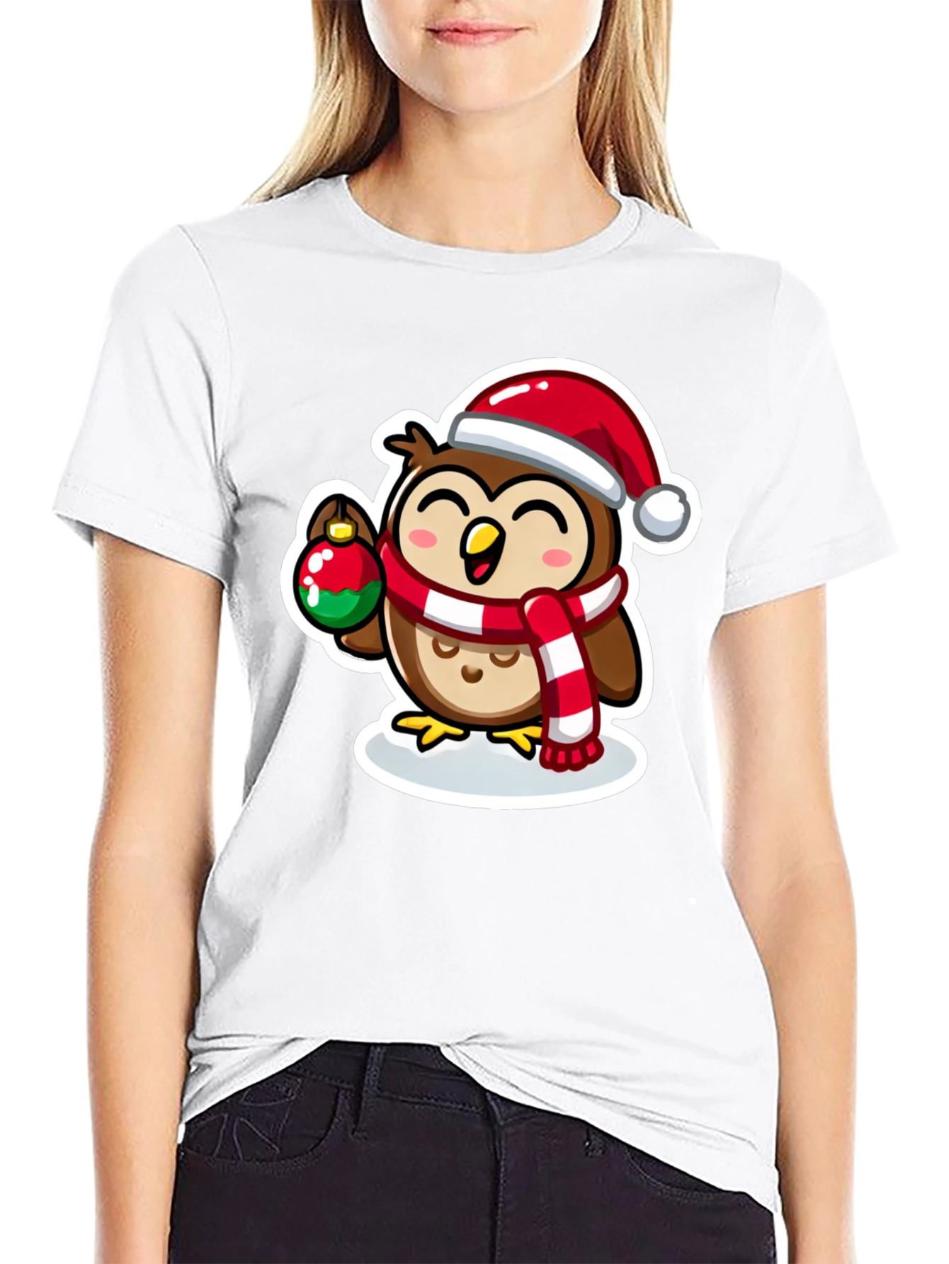 Festive Owl Graphic Tee