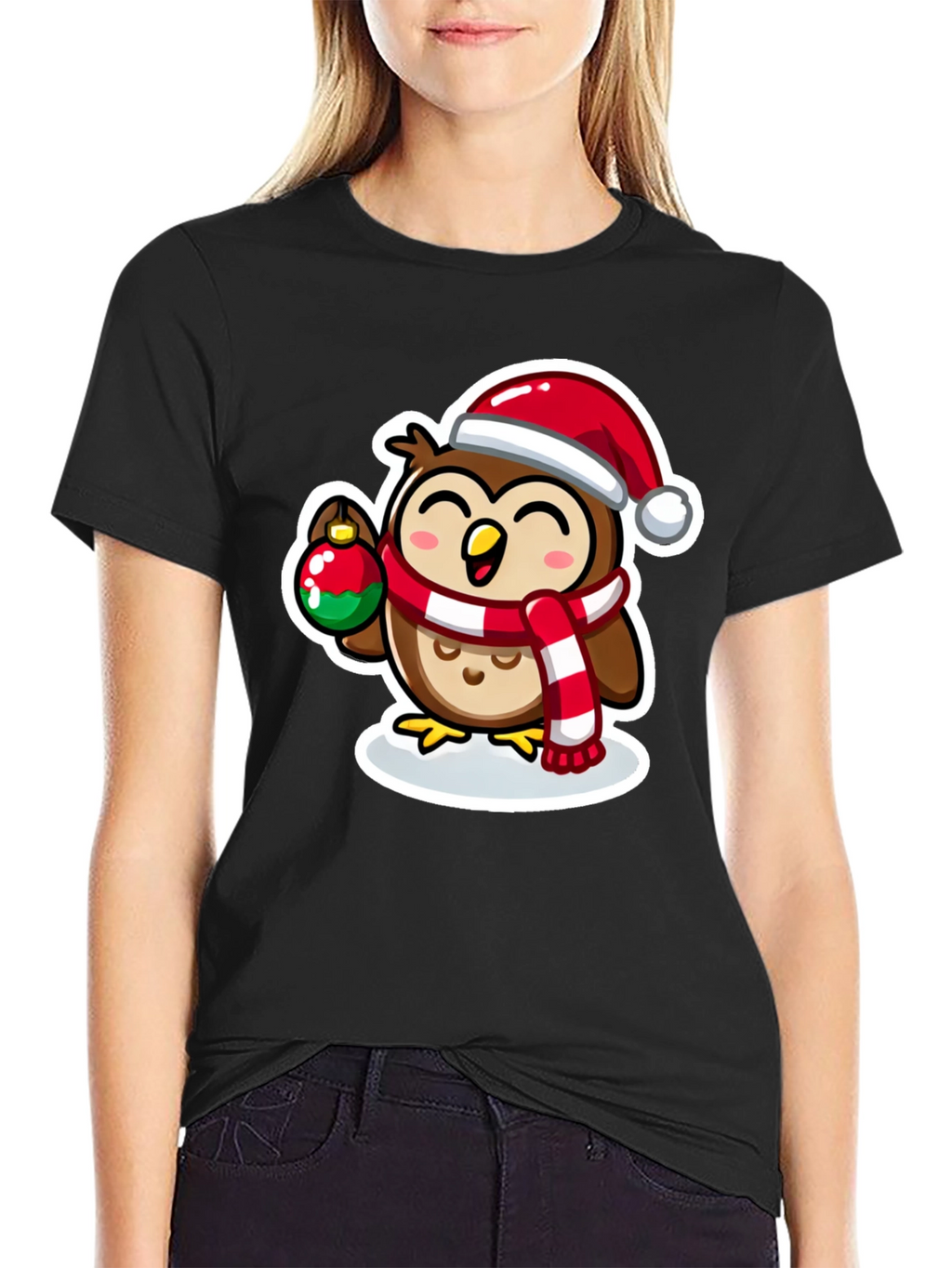 Festive Owl Graphic Tee