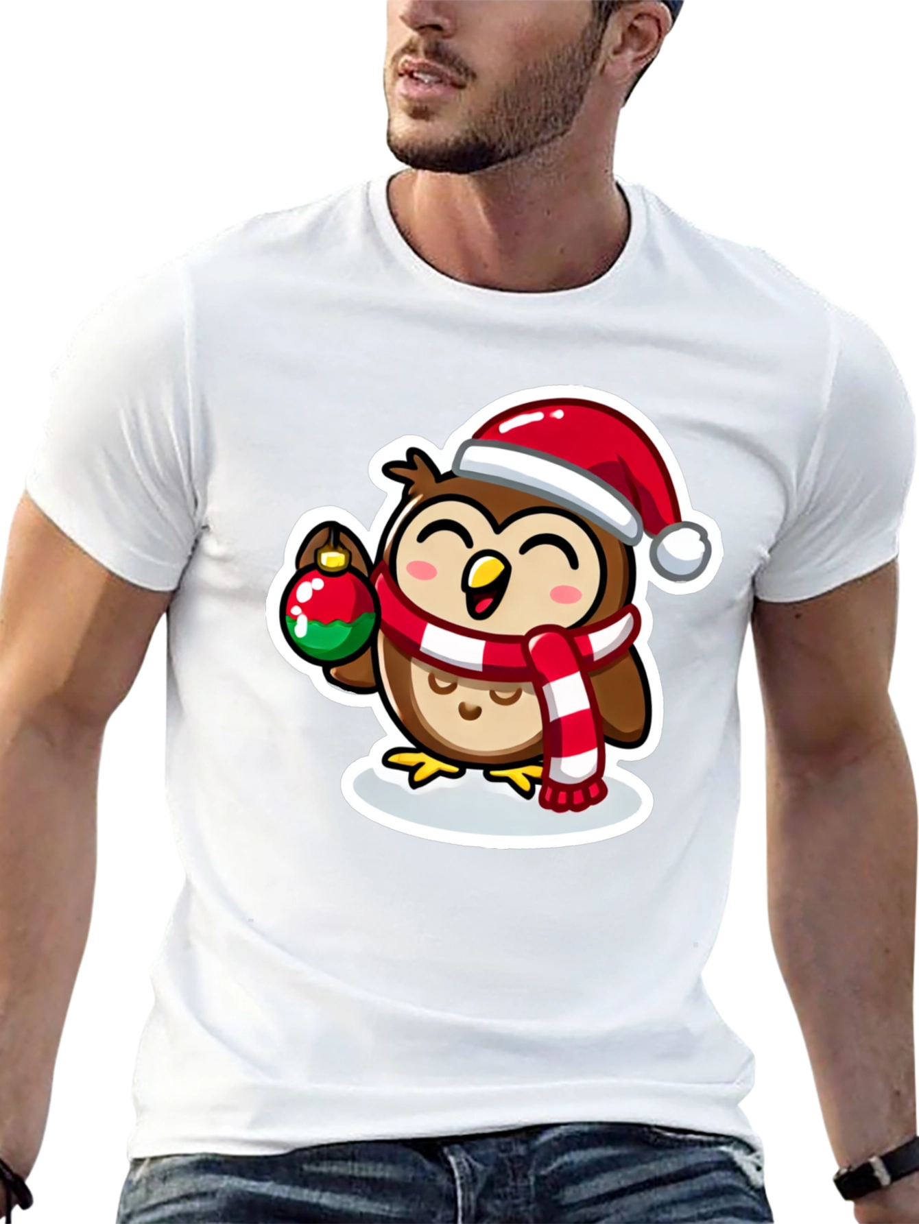 Festive Owl Graphic Tee