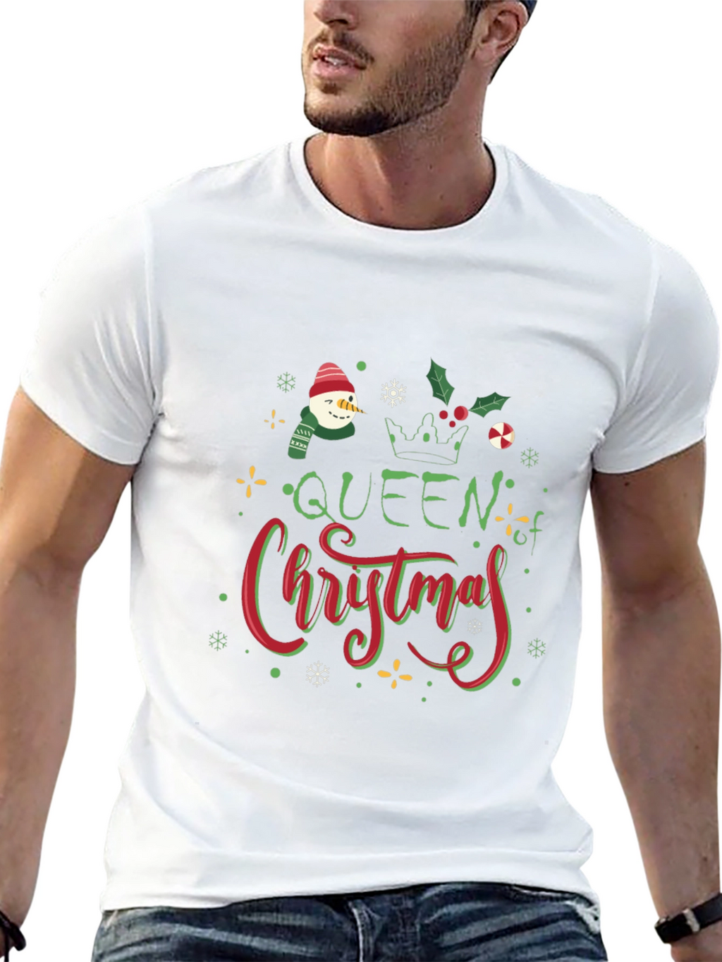 Queen of Christmas Holiday T-Shirt