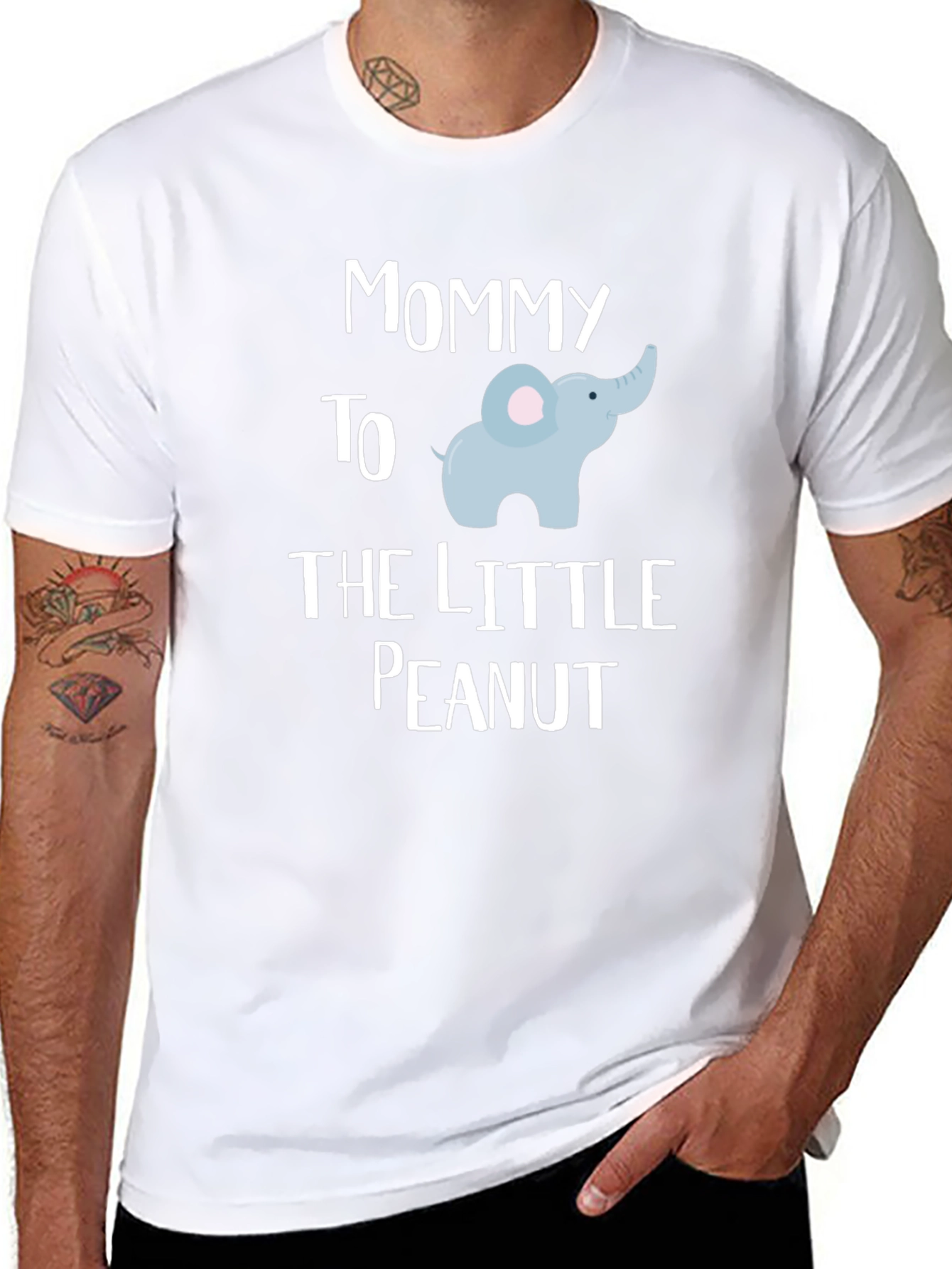 Mommy To Be Elephant Tee