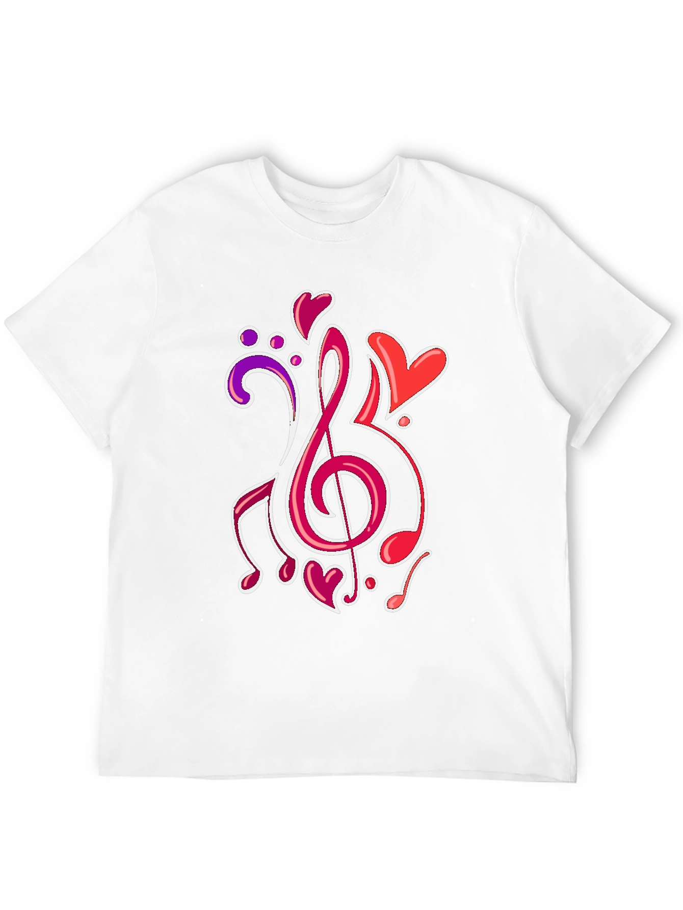 Musical Heartbeat T-Shirt - Stylish Music Lover Tee