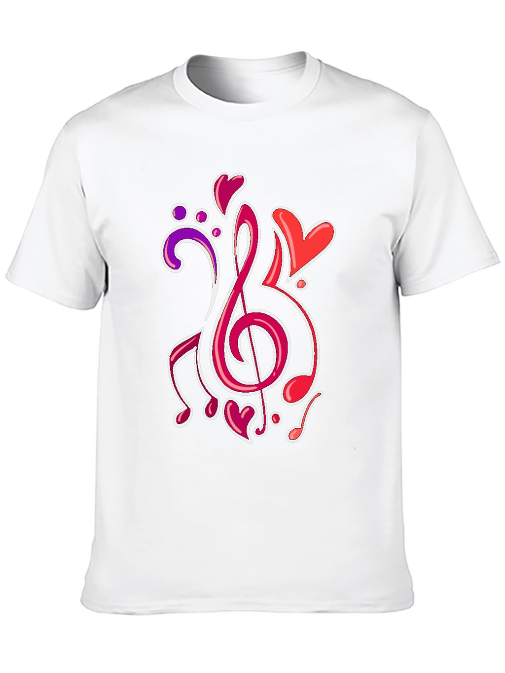 Musical Heartbeat T-Shirt - Stylish Music Lover Tee