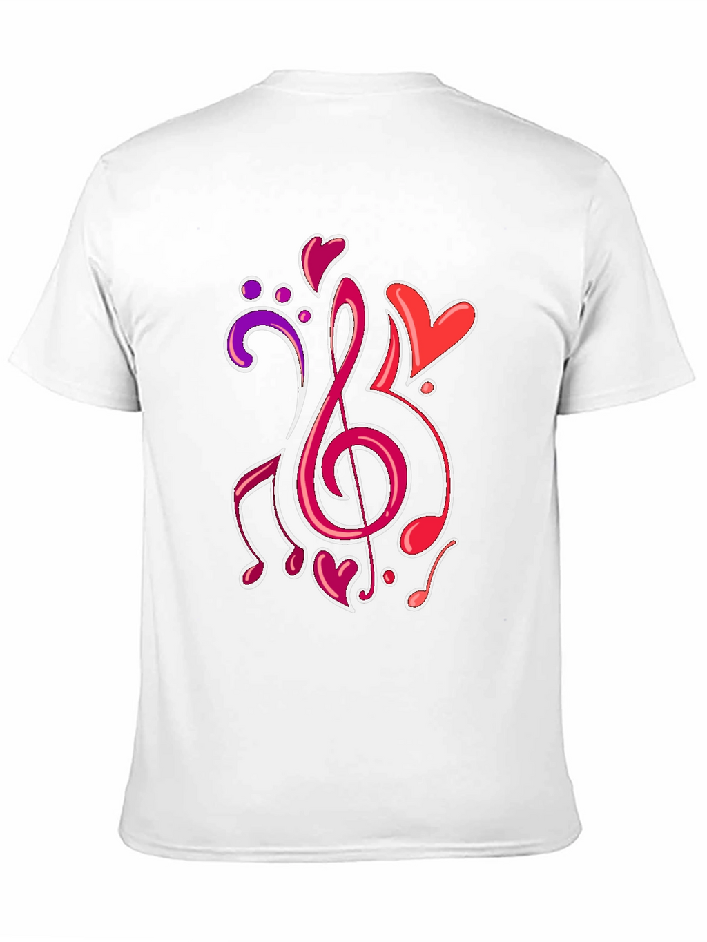 Musical Heartbeat T-Shirt - Stylish Music Lover Tee