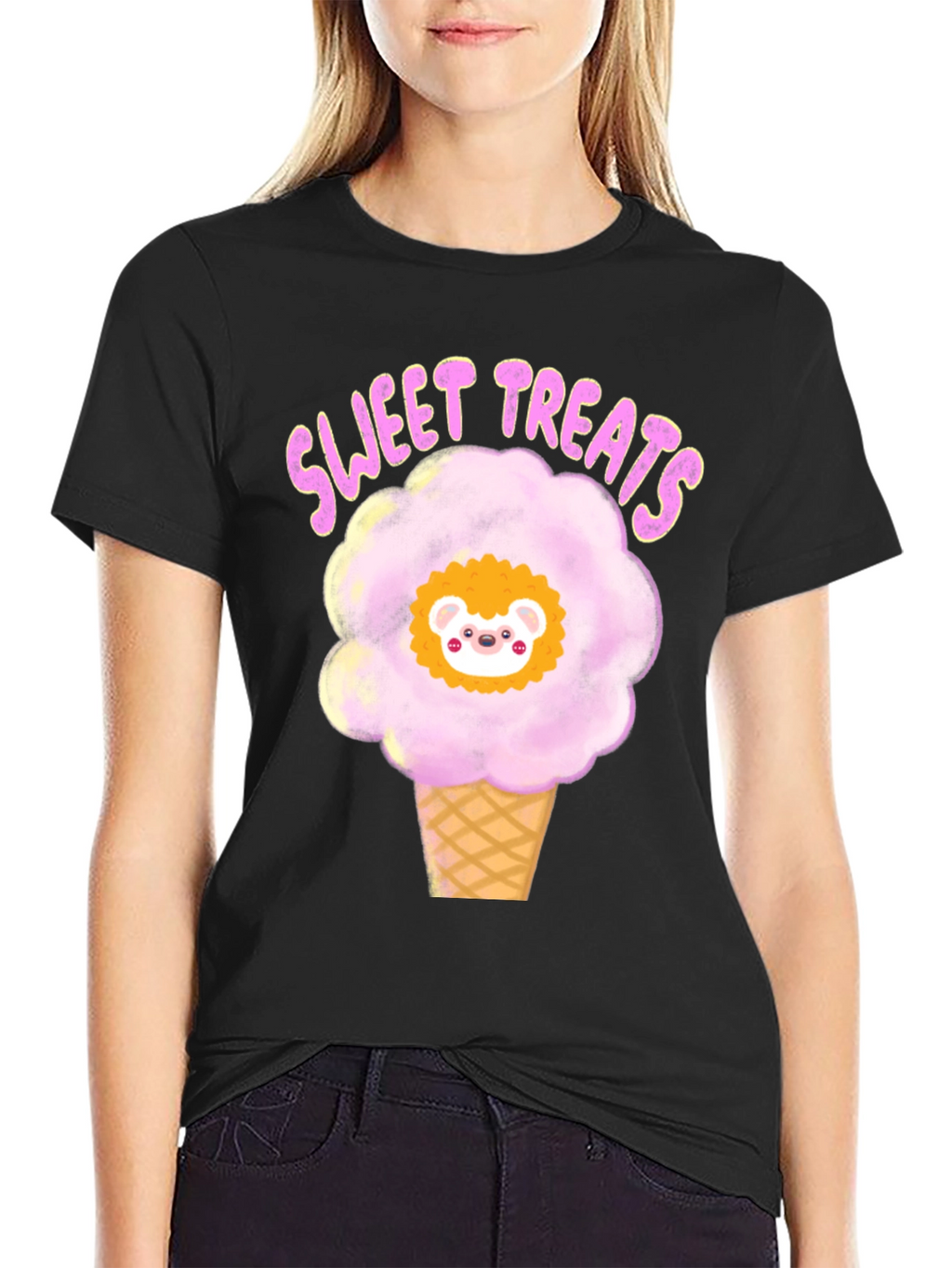 Sweet Treats Hedgehog Cotton Candy T-Shirt