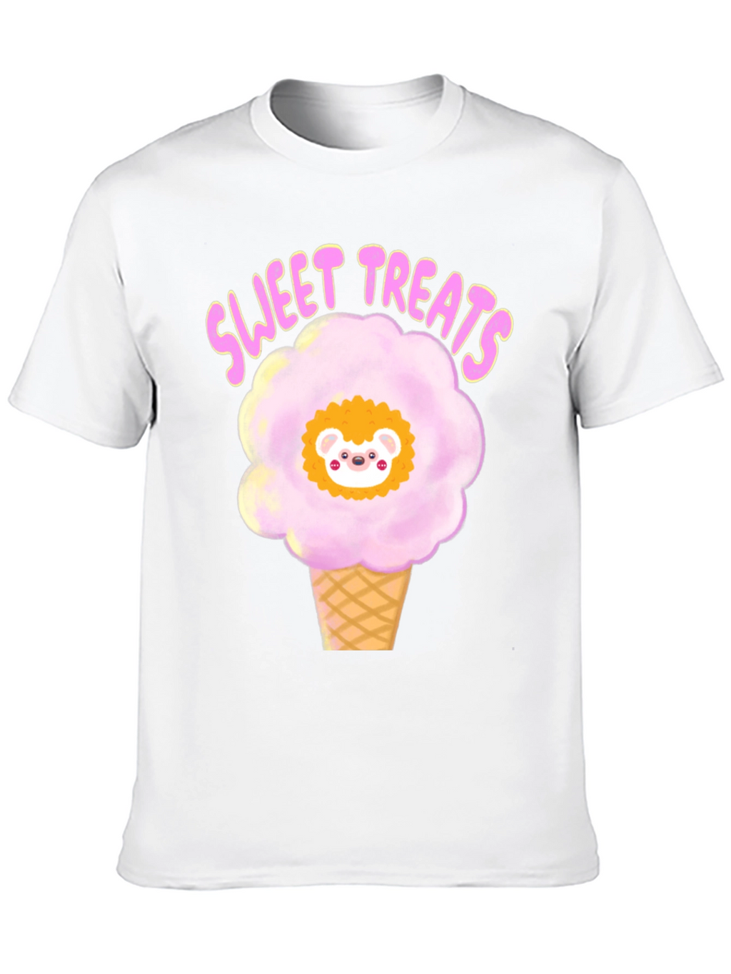 Sweet Treats Hedgehog Cotton Candy T-Shirt