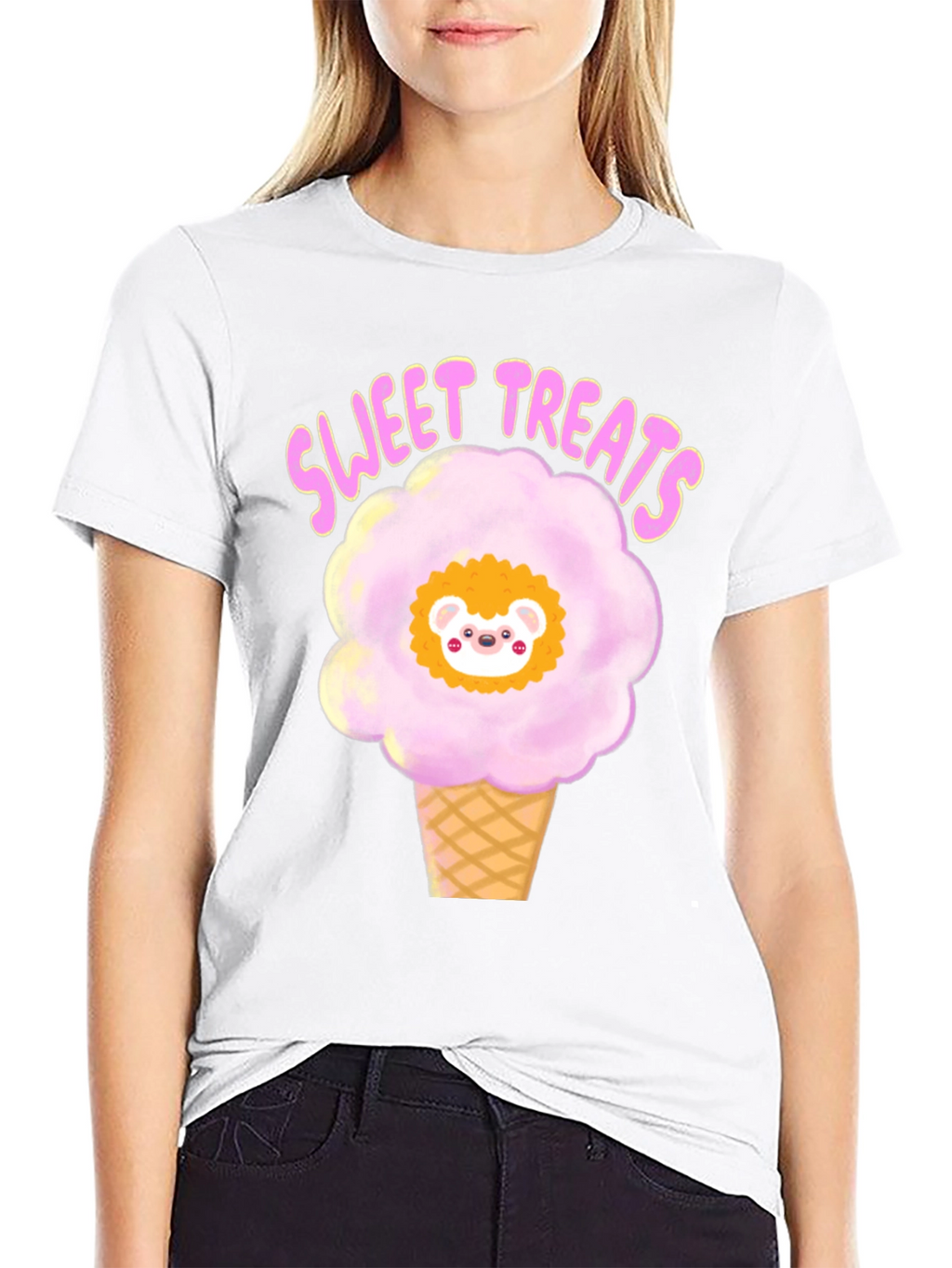 Sweet Treats Hedgehog Cotton Candy T-Shirt
