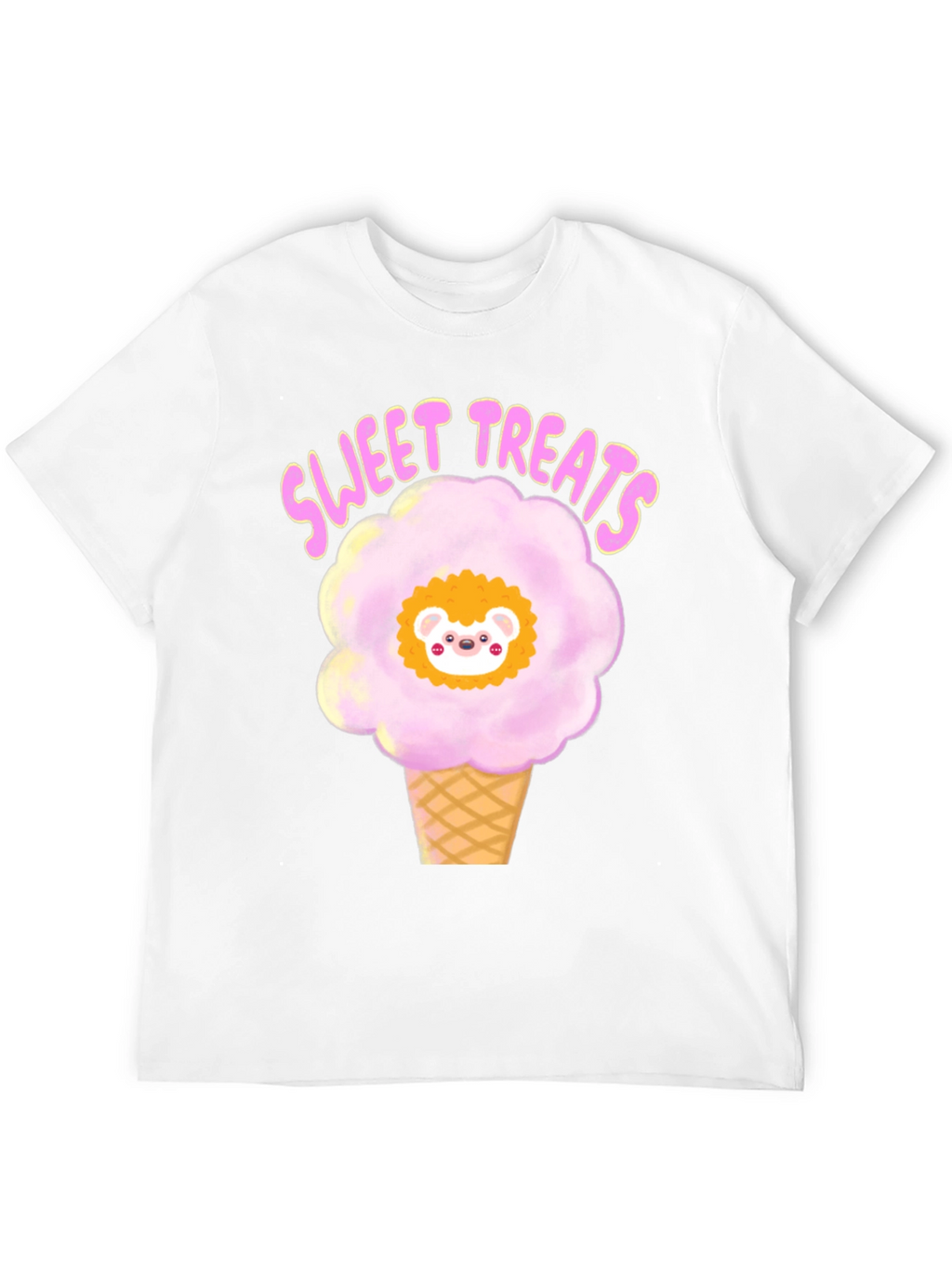 Sweet Treats Hedgehog Cotton Candy T-Shirt