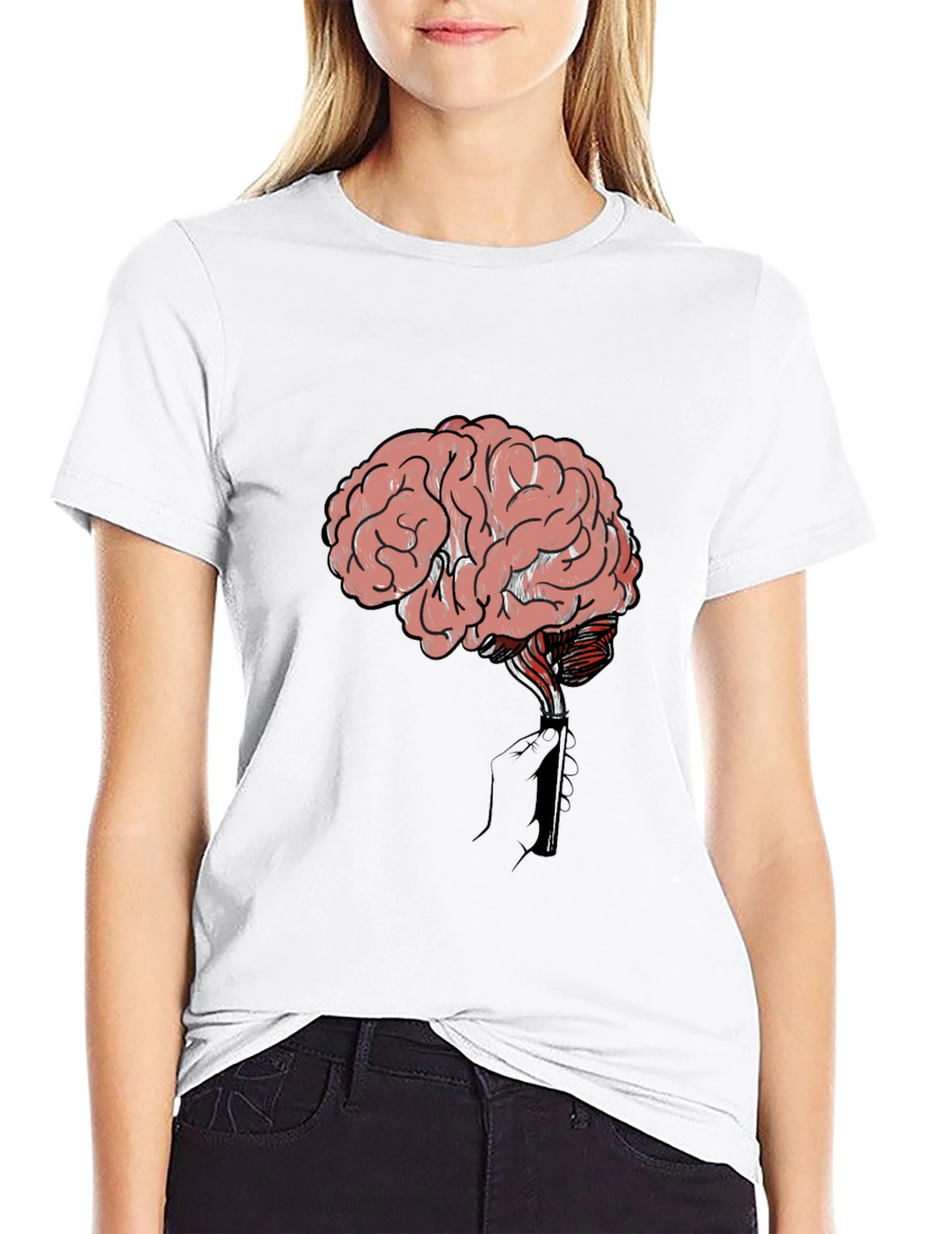 Brain Lighter Graphic T-Shirt - Think Different!