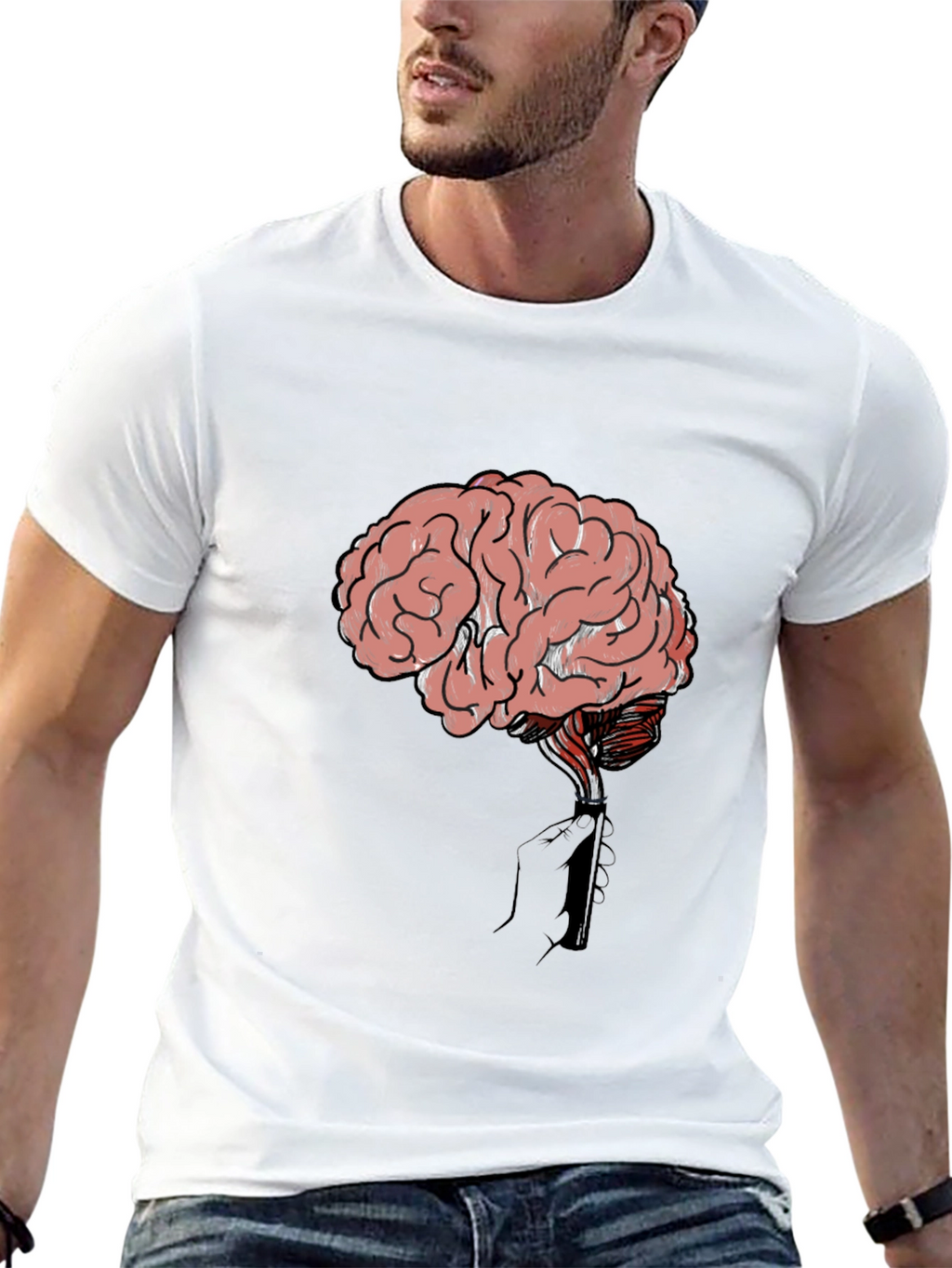 Brain Lighter Graphic T-Shirt - Think Different!