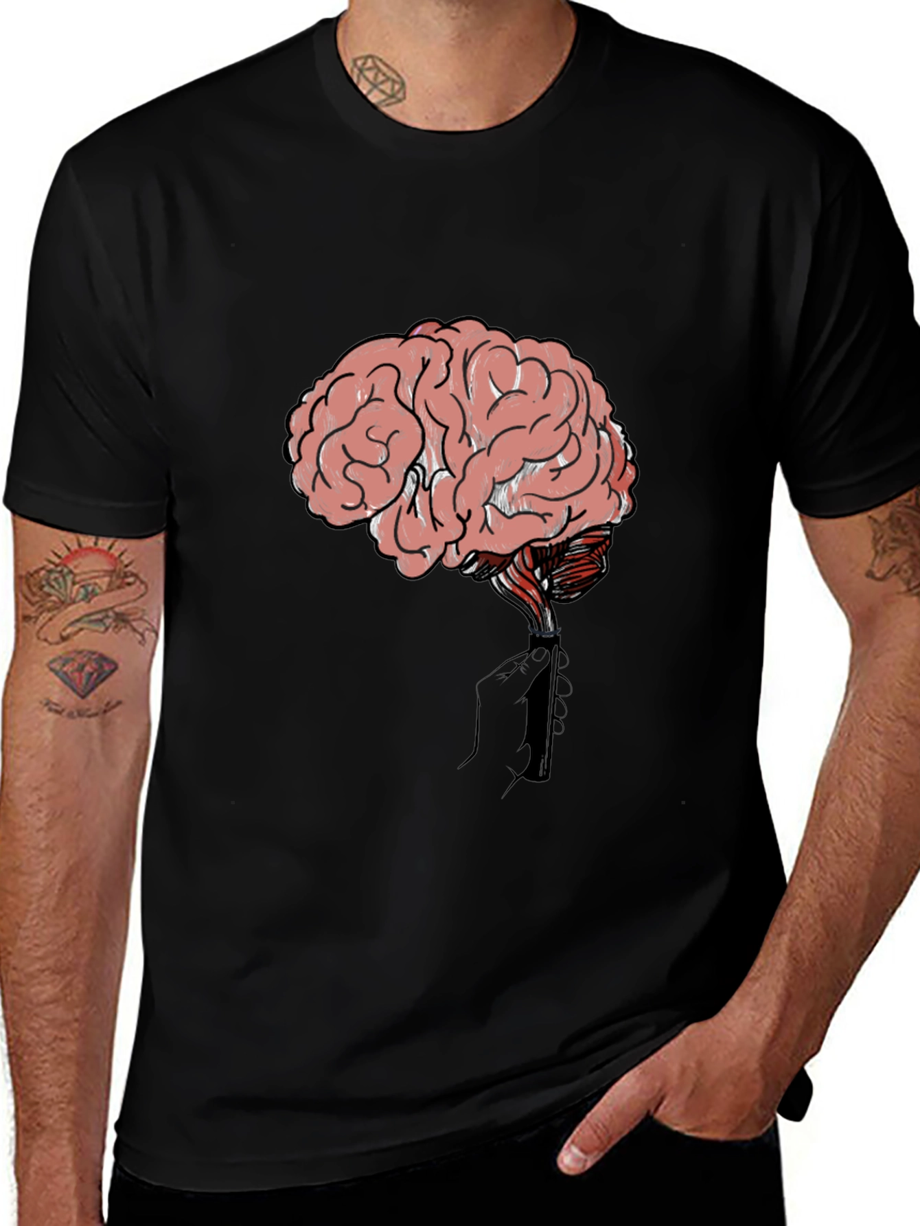 Brain Lighter Graphic T-Shirt - Think Different!