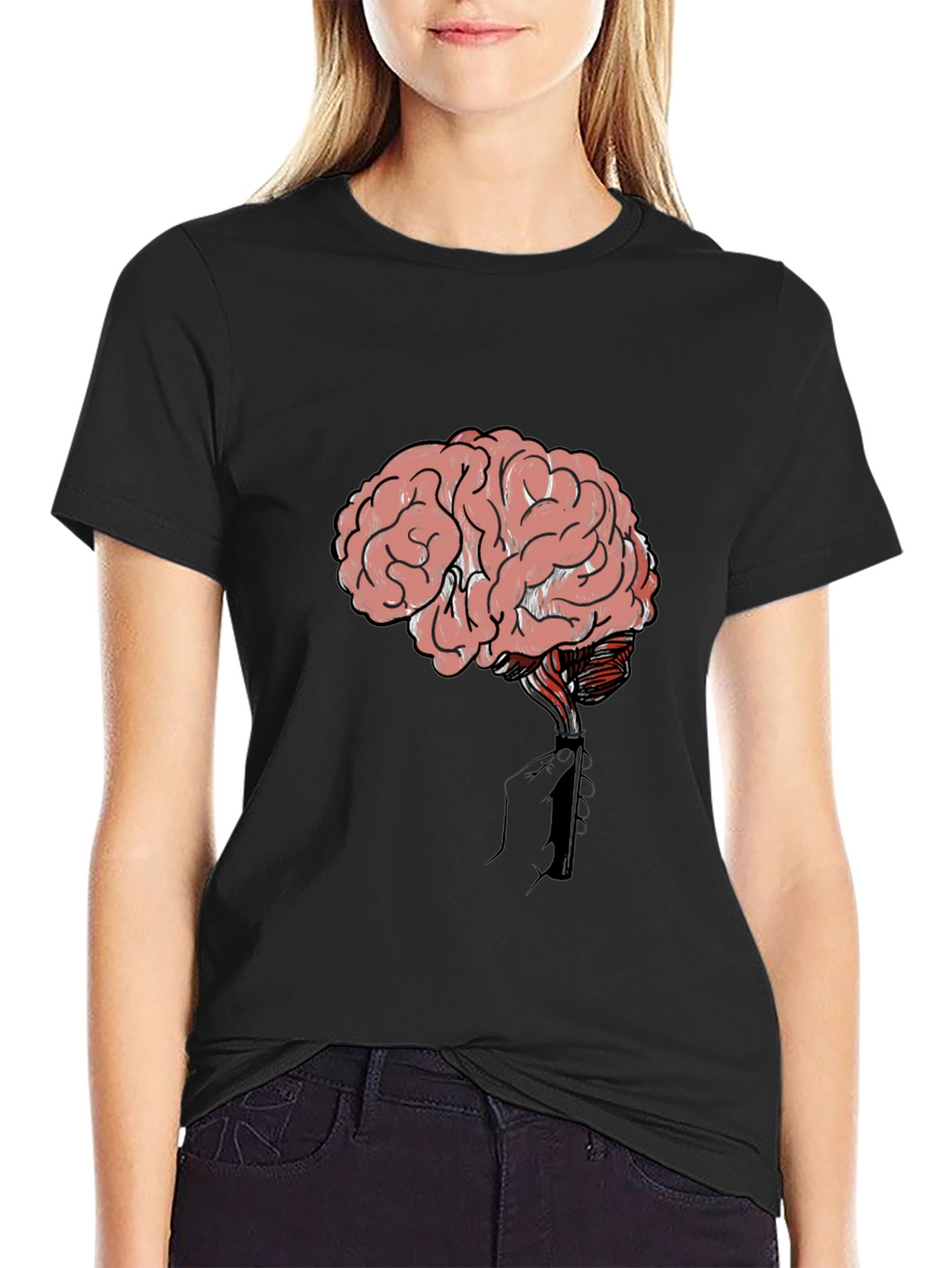 Brain Lighter Graphic T-Shirt - Think Different!