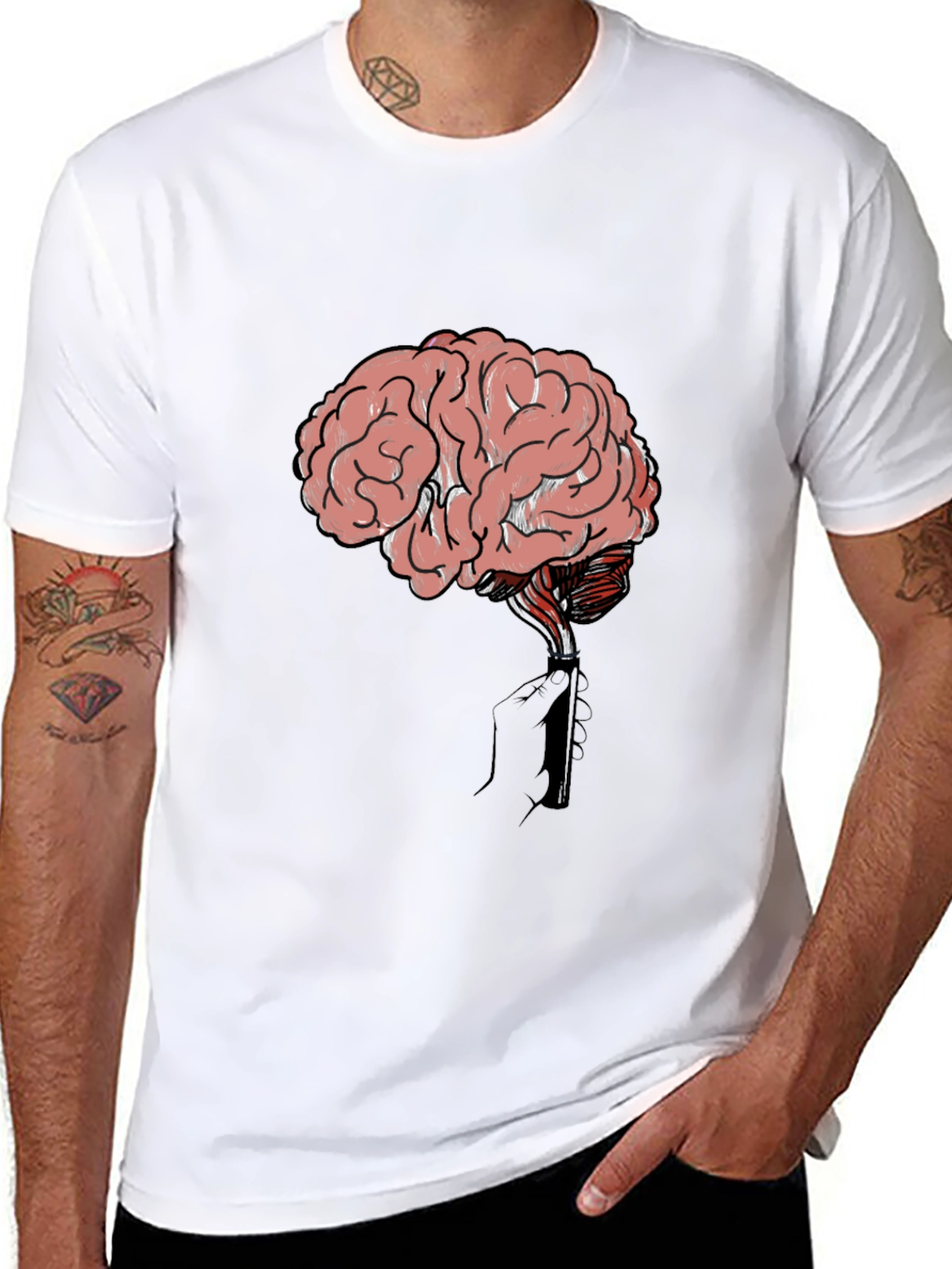 Brain Lighter Graphic T-Shirt - Think Different!