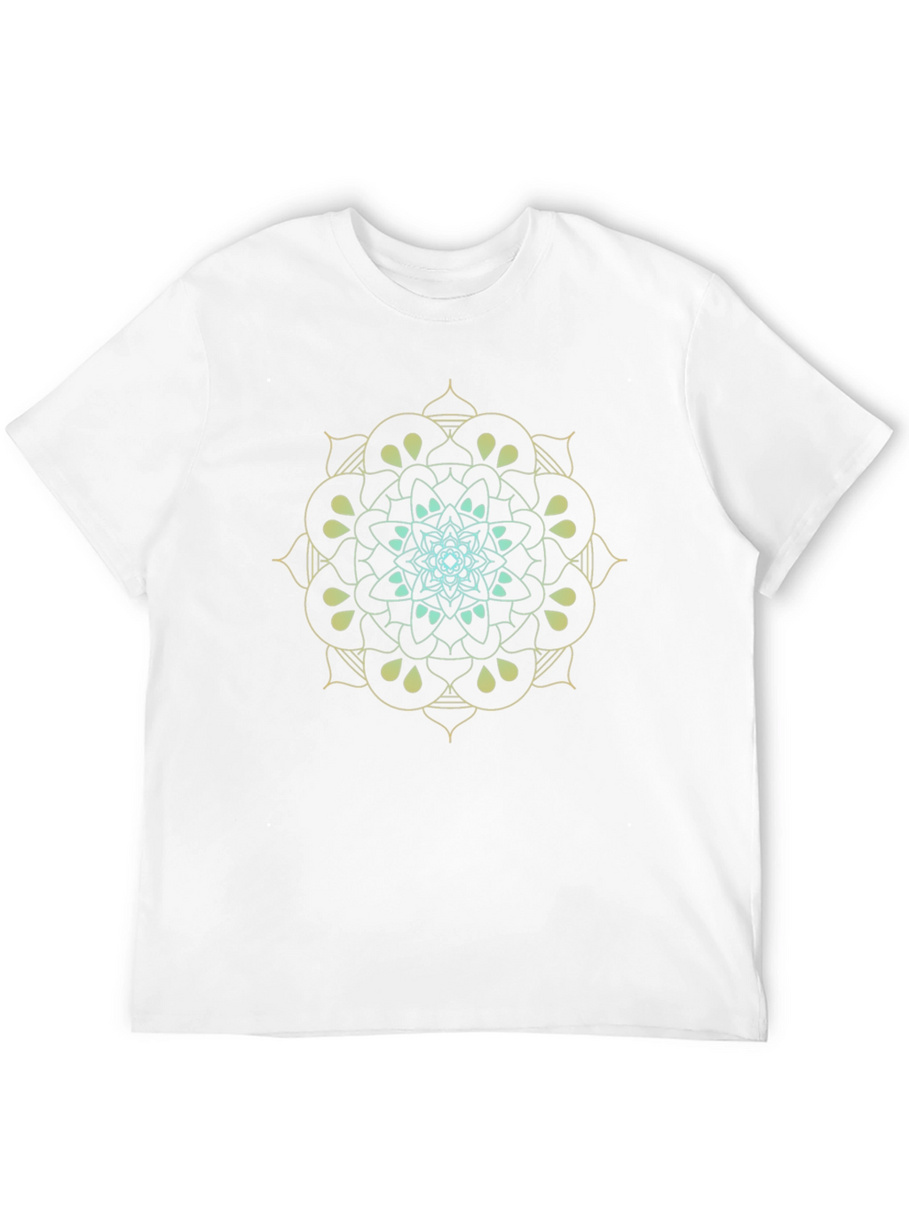 Mandala Graphic Print Black T-Shirt