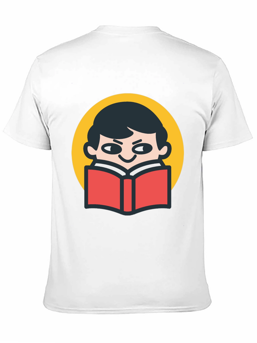 Reader Graphic T-Shirt - Black Cotton Tee