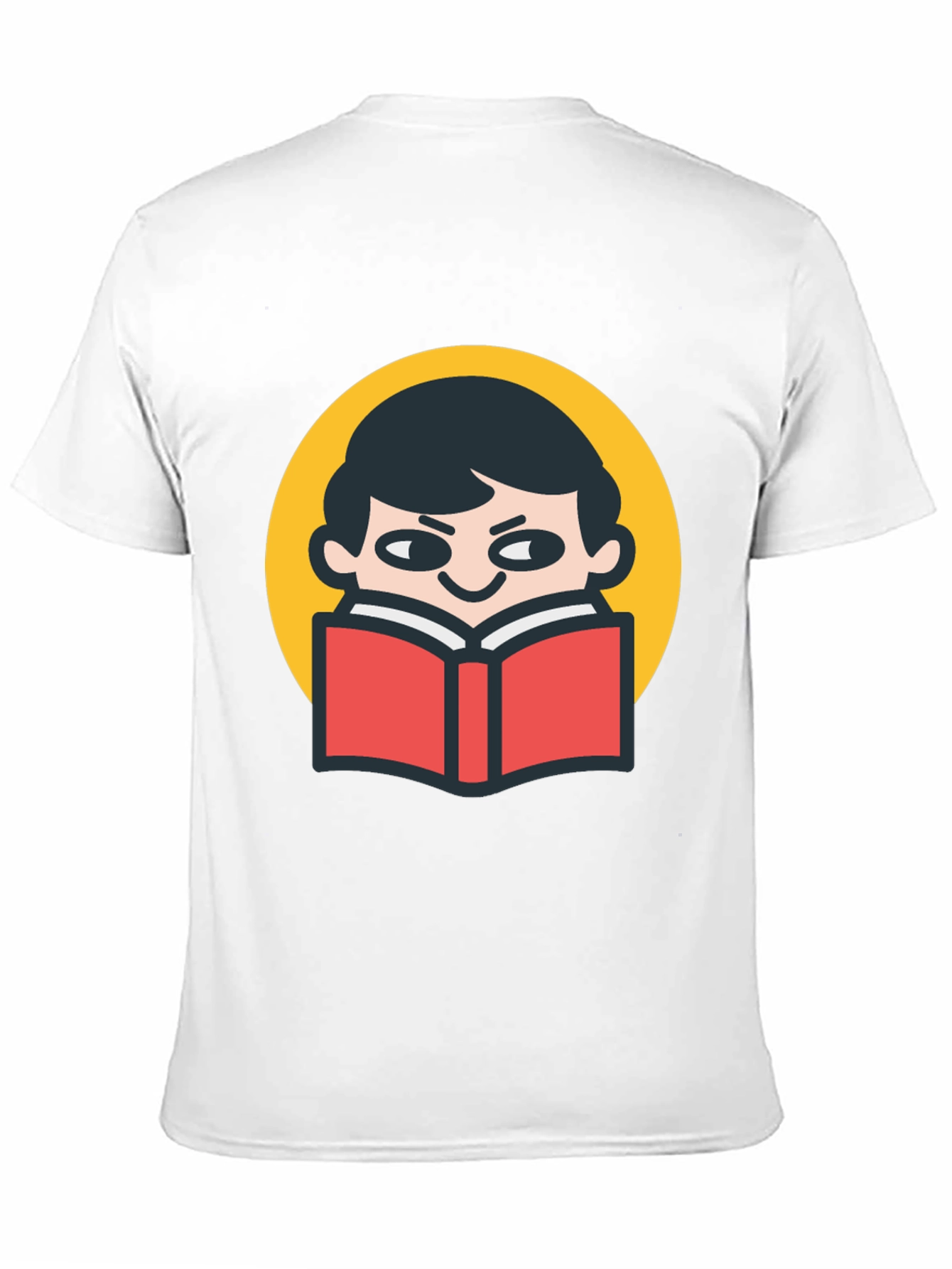 Reader Graphic T-Shirt - Black Cotton Tee