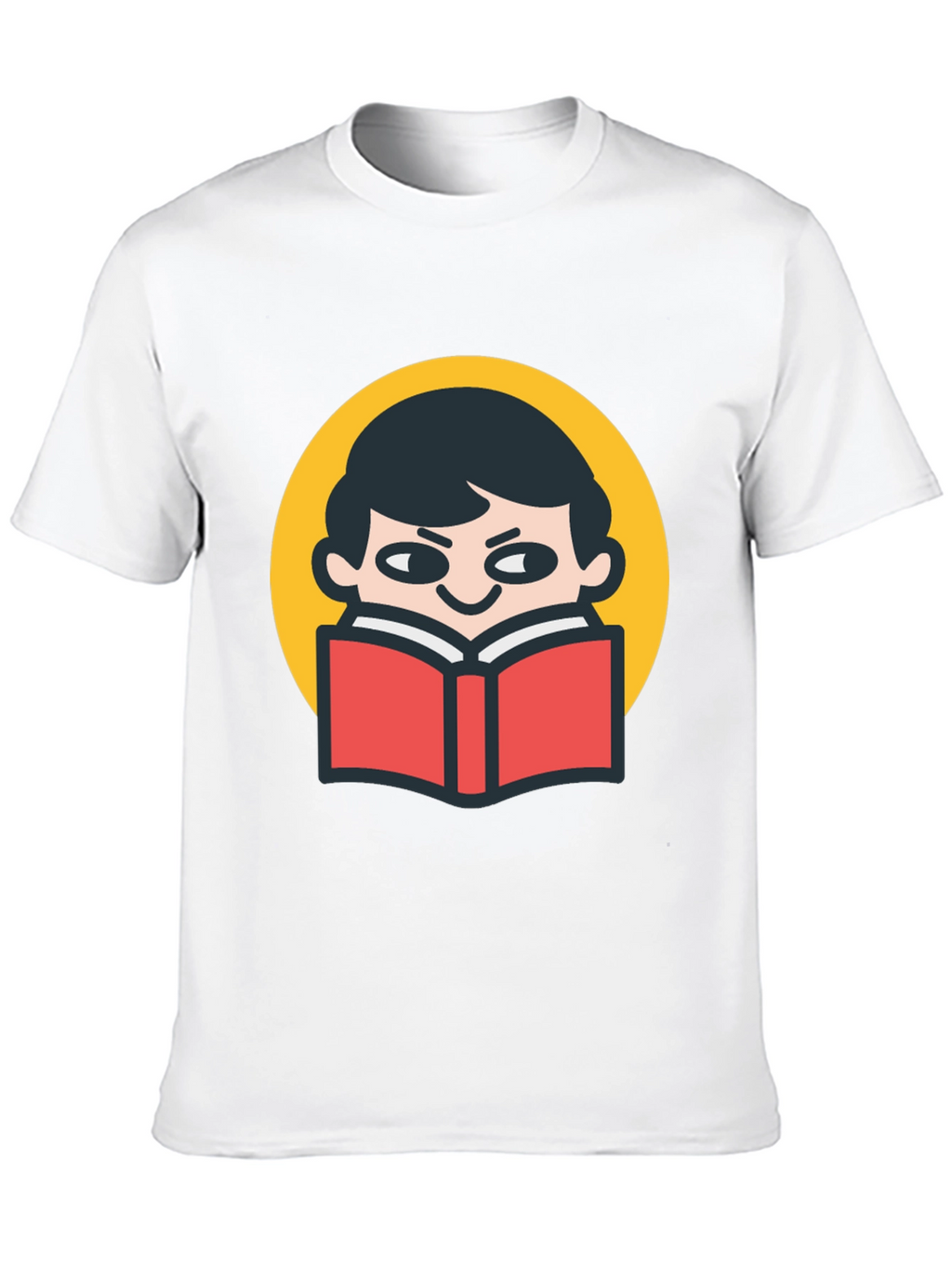 Reader Graphic T-Shirt - Black Cotton Tee