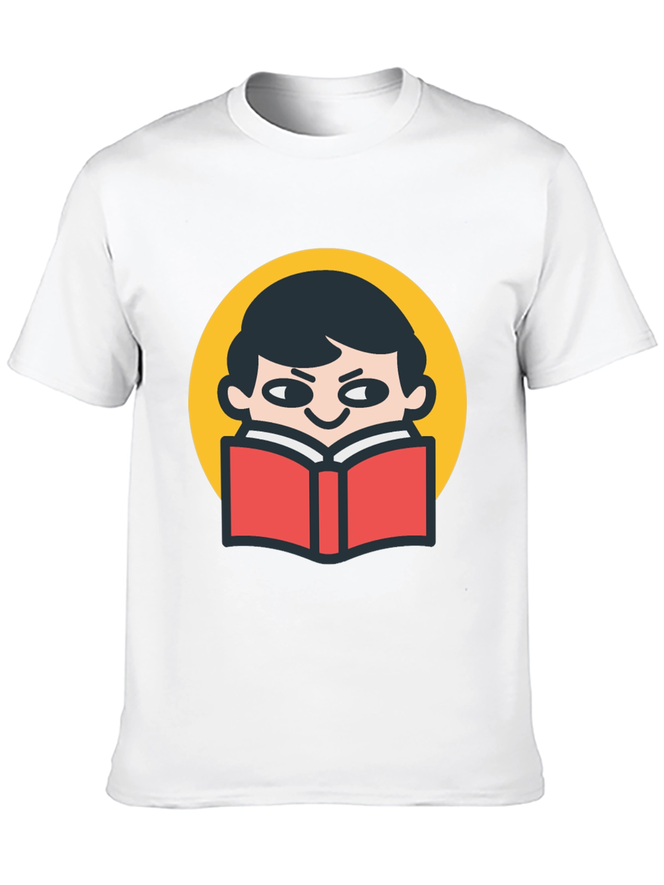 Reader Graphic T-Shirt - Black Cotton Tee
