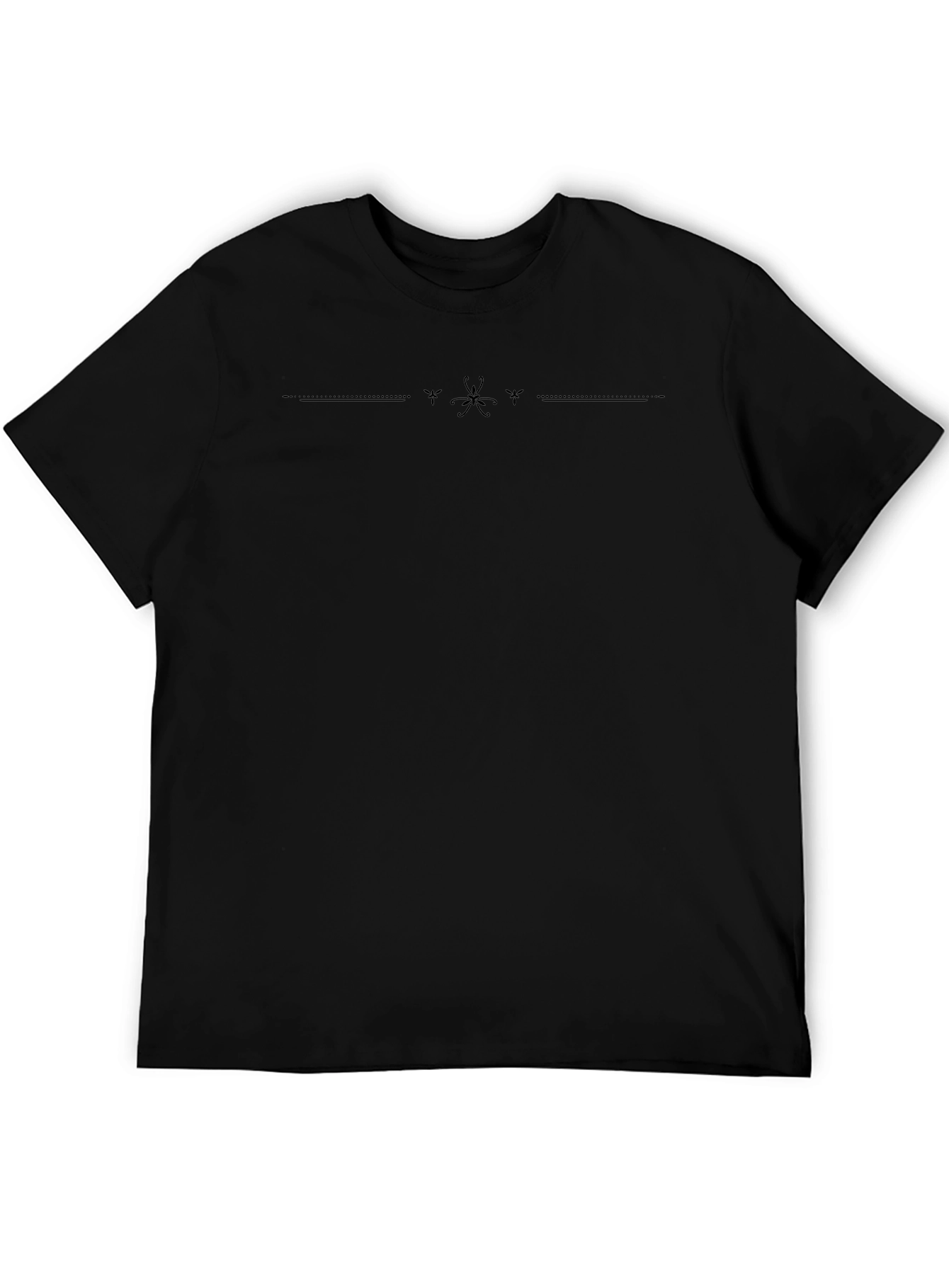 Minimalist Black Graphic Print T-Shirt