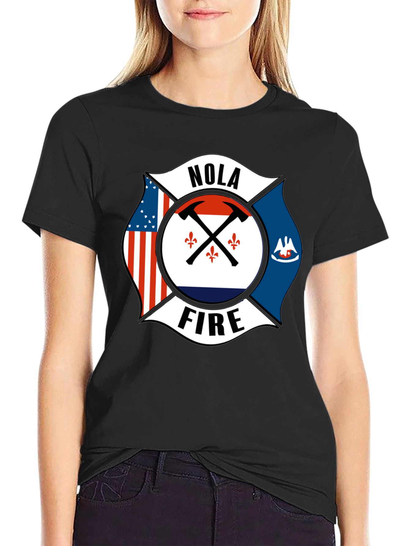 NOLA Firefighter T-Shirt - New Orleans Pride