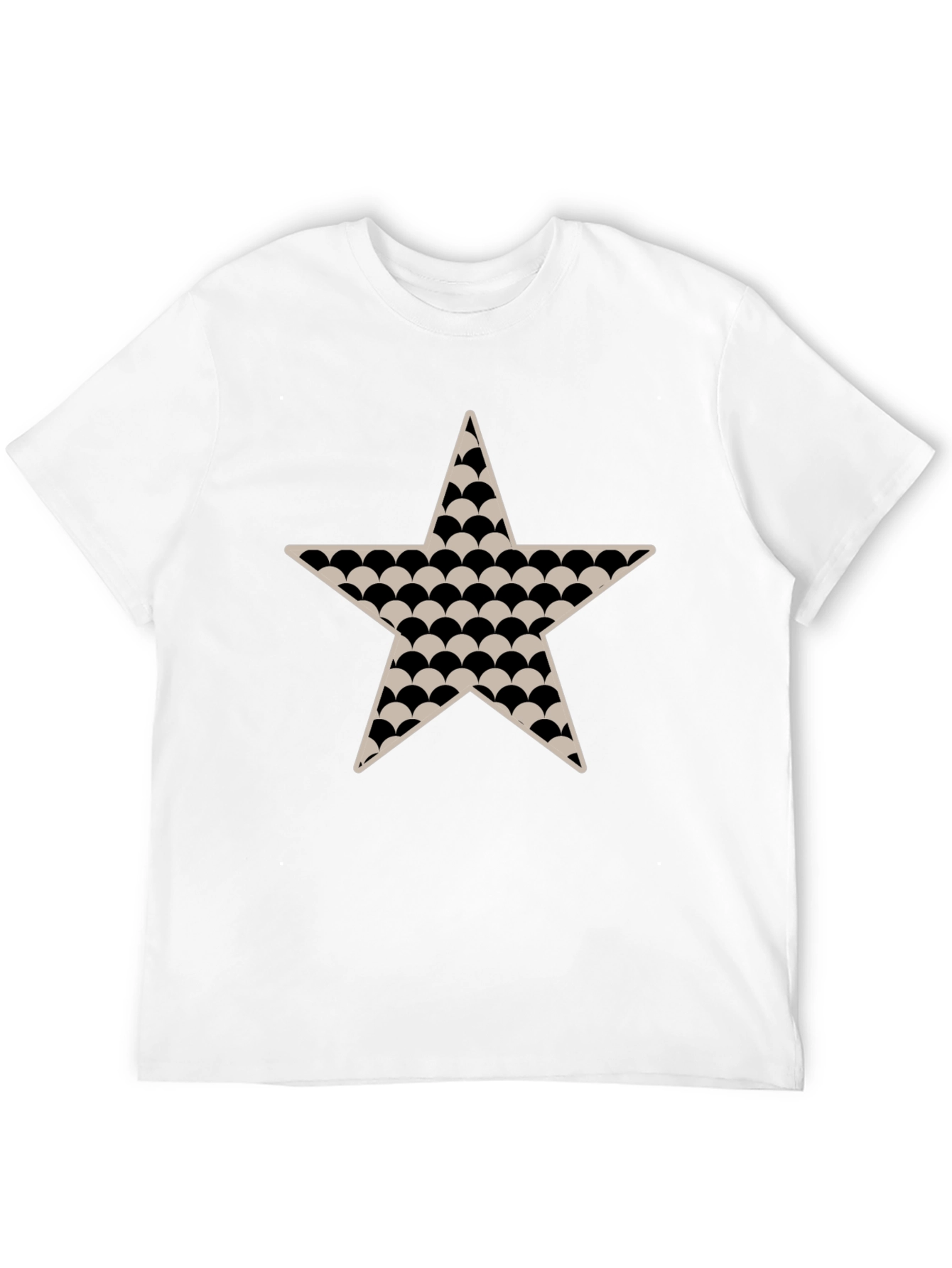 Black Star Patterned T-Shirt