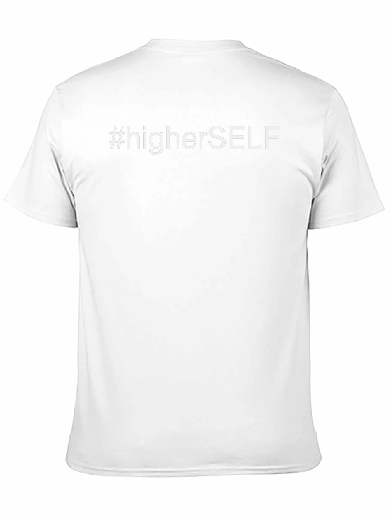 #higherSELF Black Graphic Tee - Motivational Style
