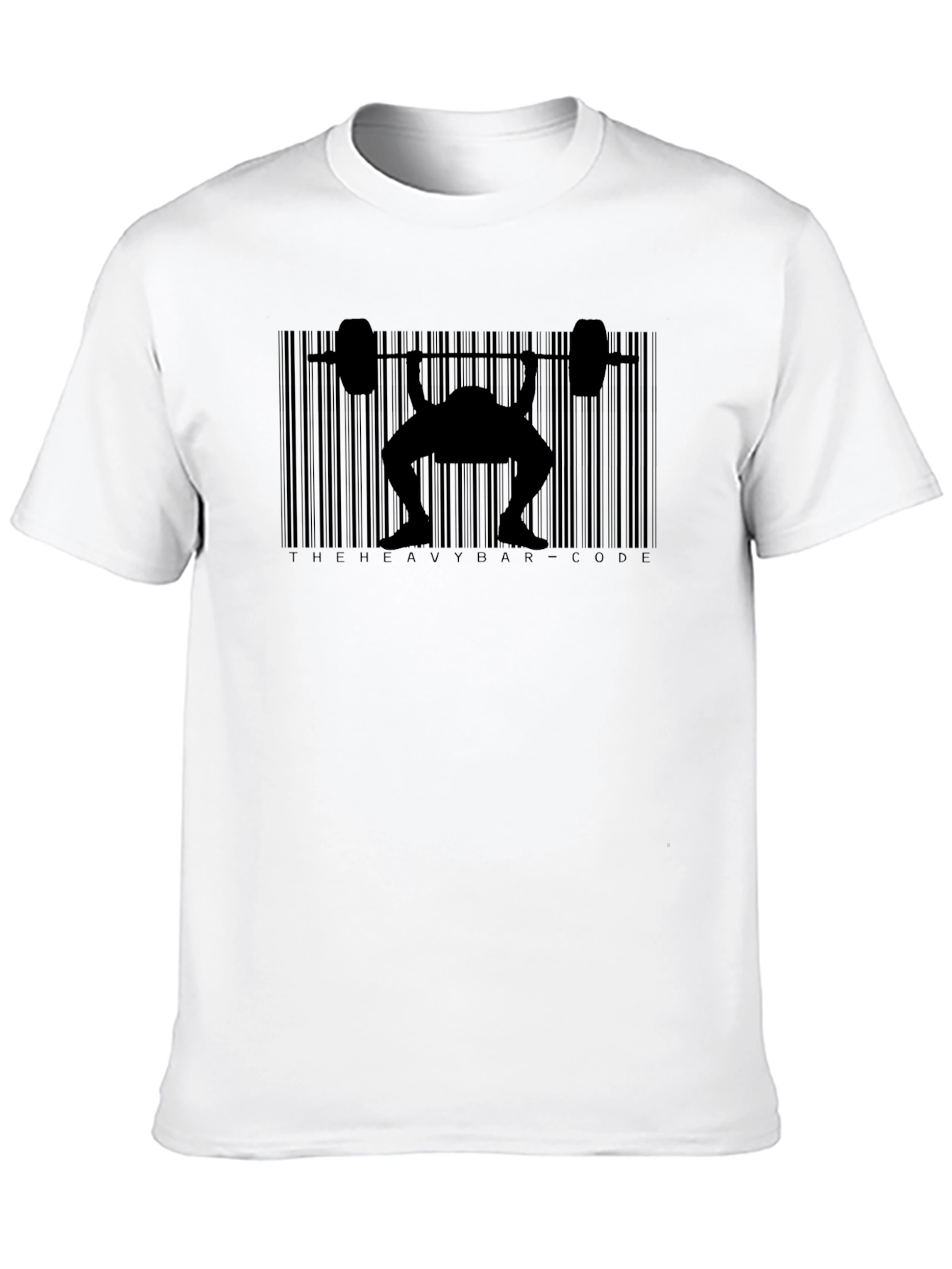 The Heavy Bar Code Black T-Shirt