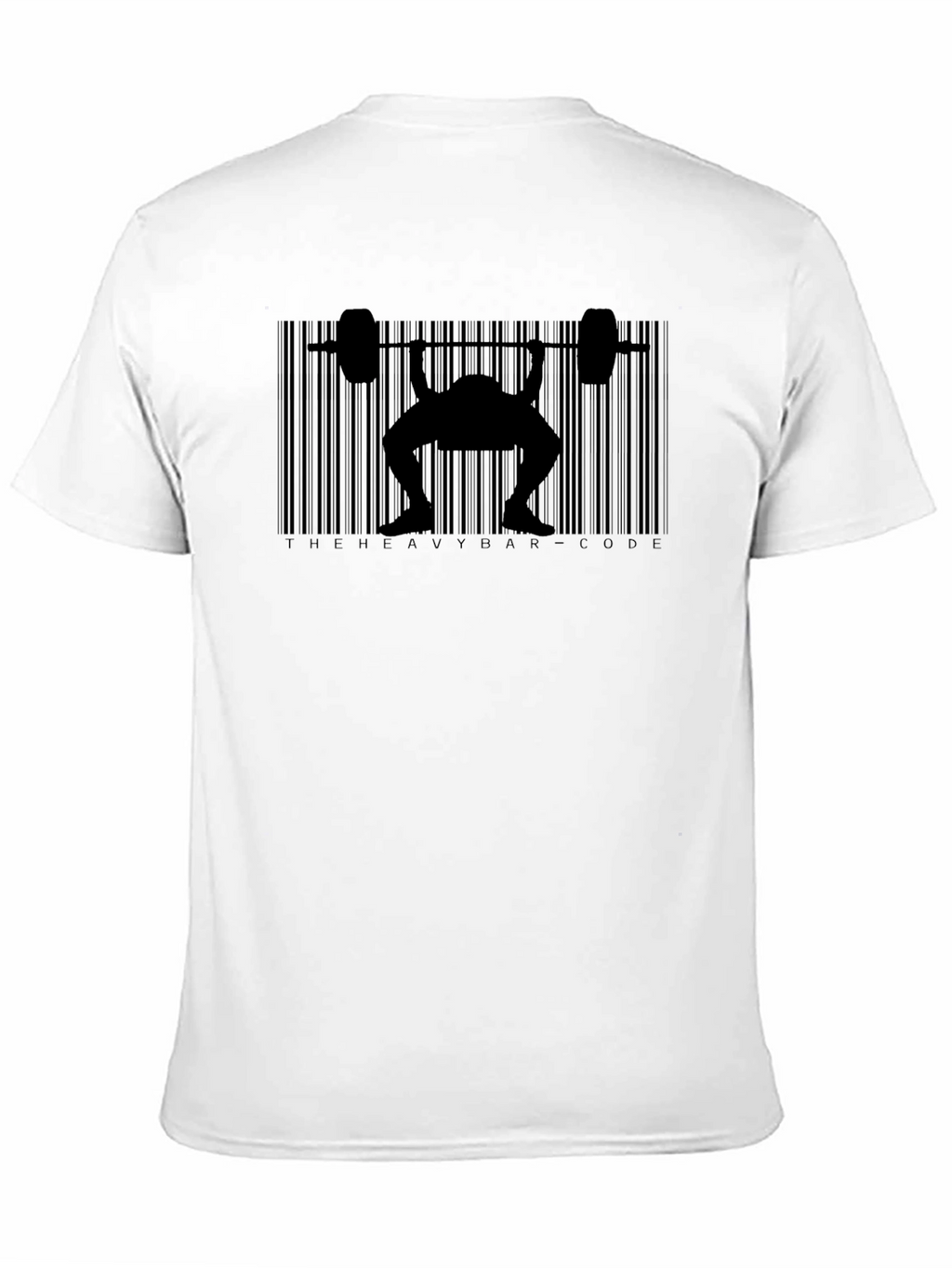 The Heavy Bar Code Black T-Shirt
