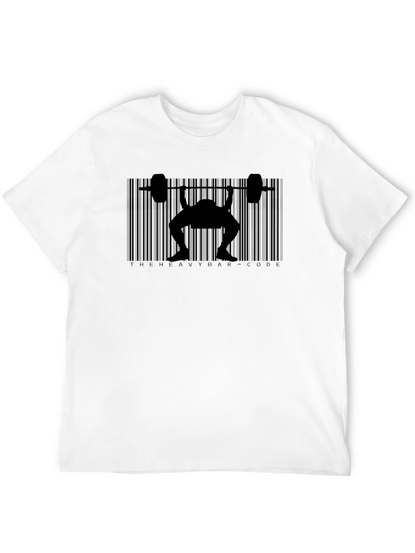 The Heavy Bar Code Black T-Shirt
