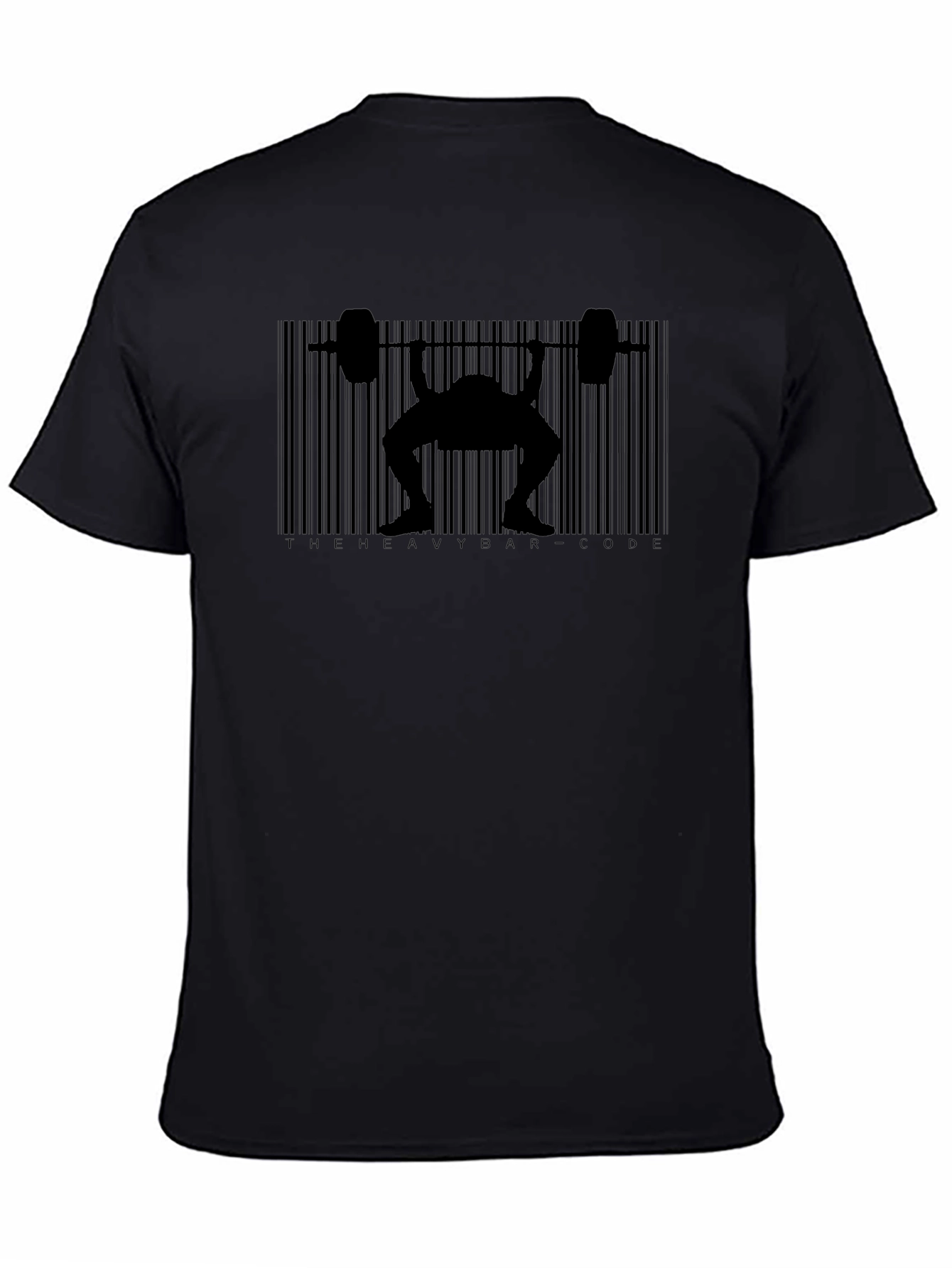 The Heavy Bar Code Black T-Shirt