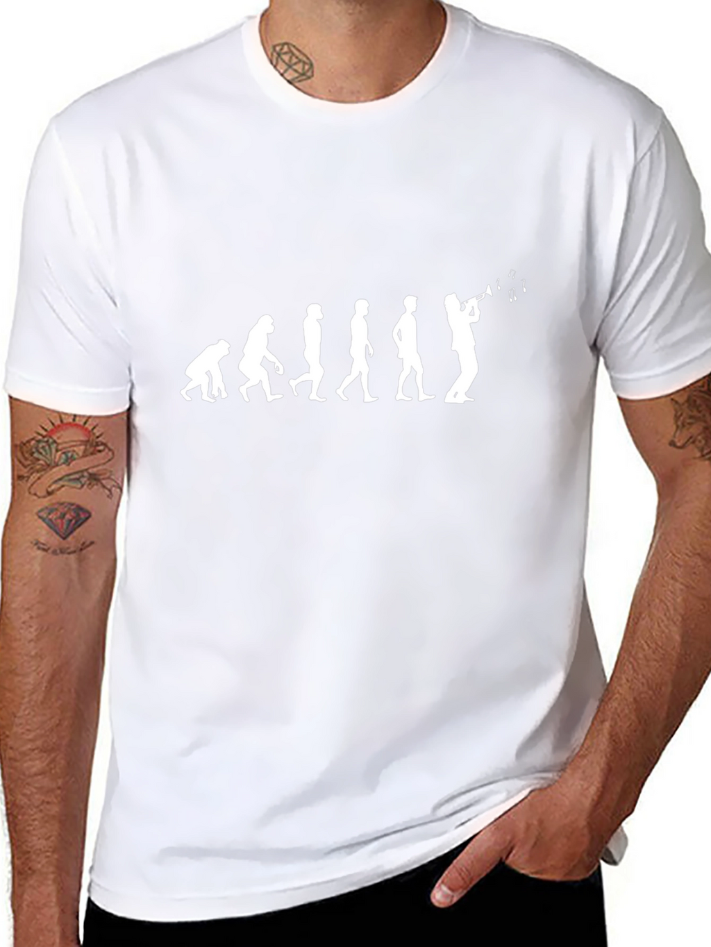 Evolution of Musician T-Shirt - Black