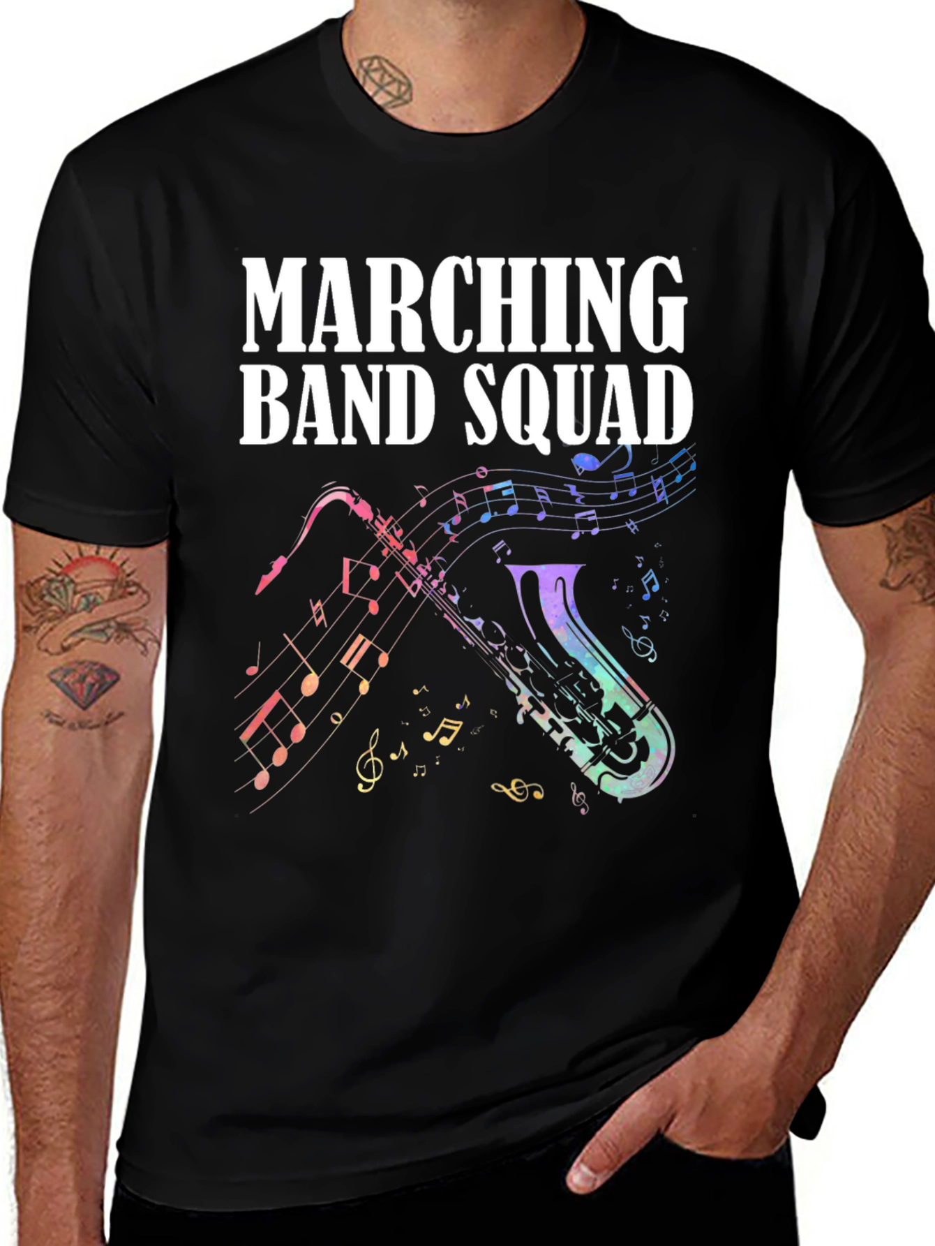 Marching Band Squad Graphic Tee
