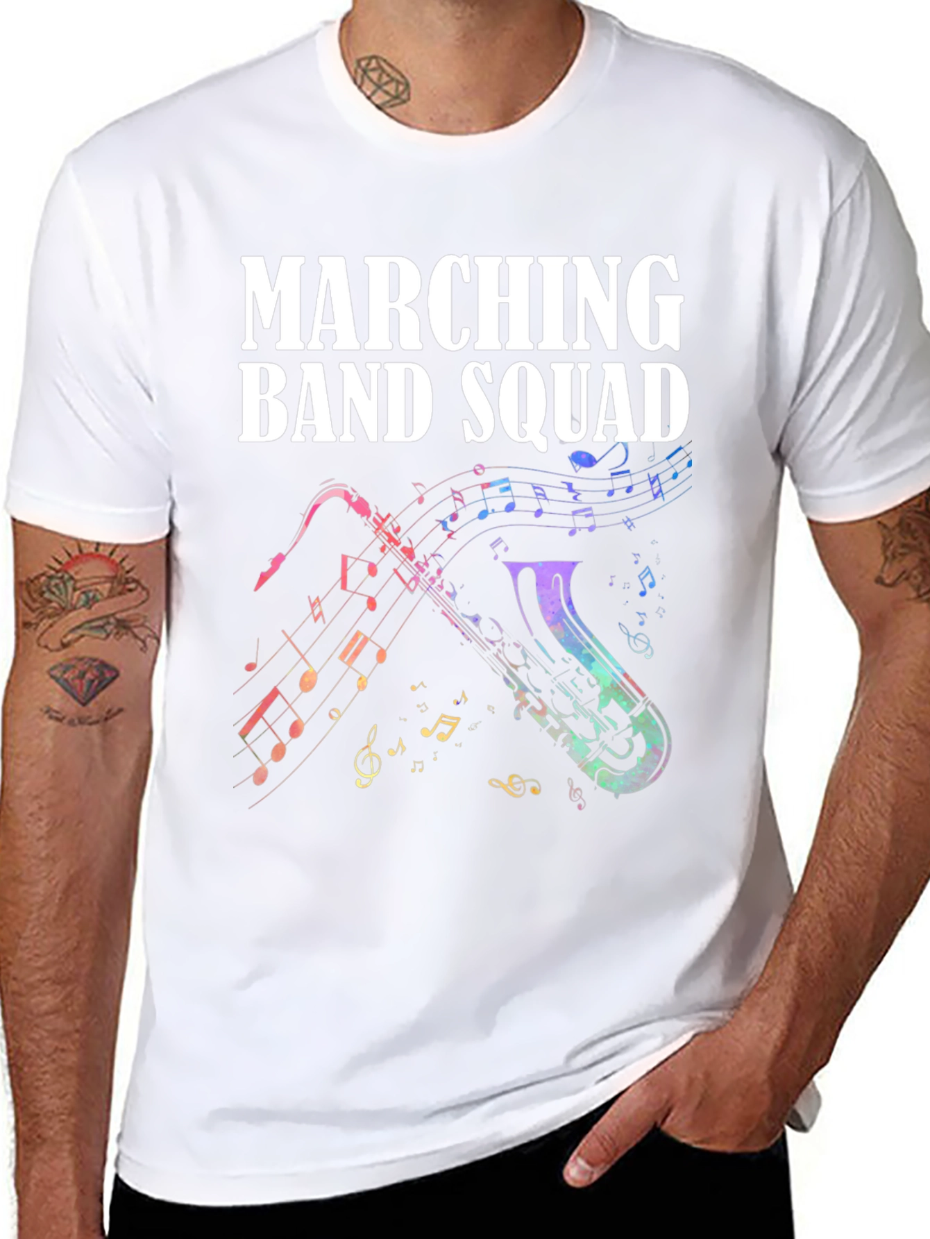 Marching Band Squad Graphic Tee