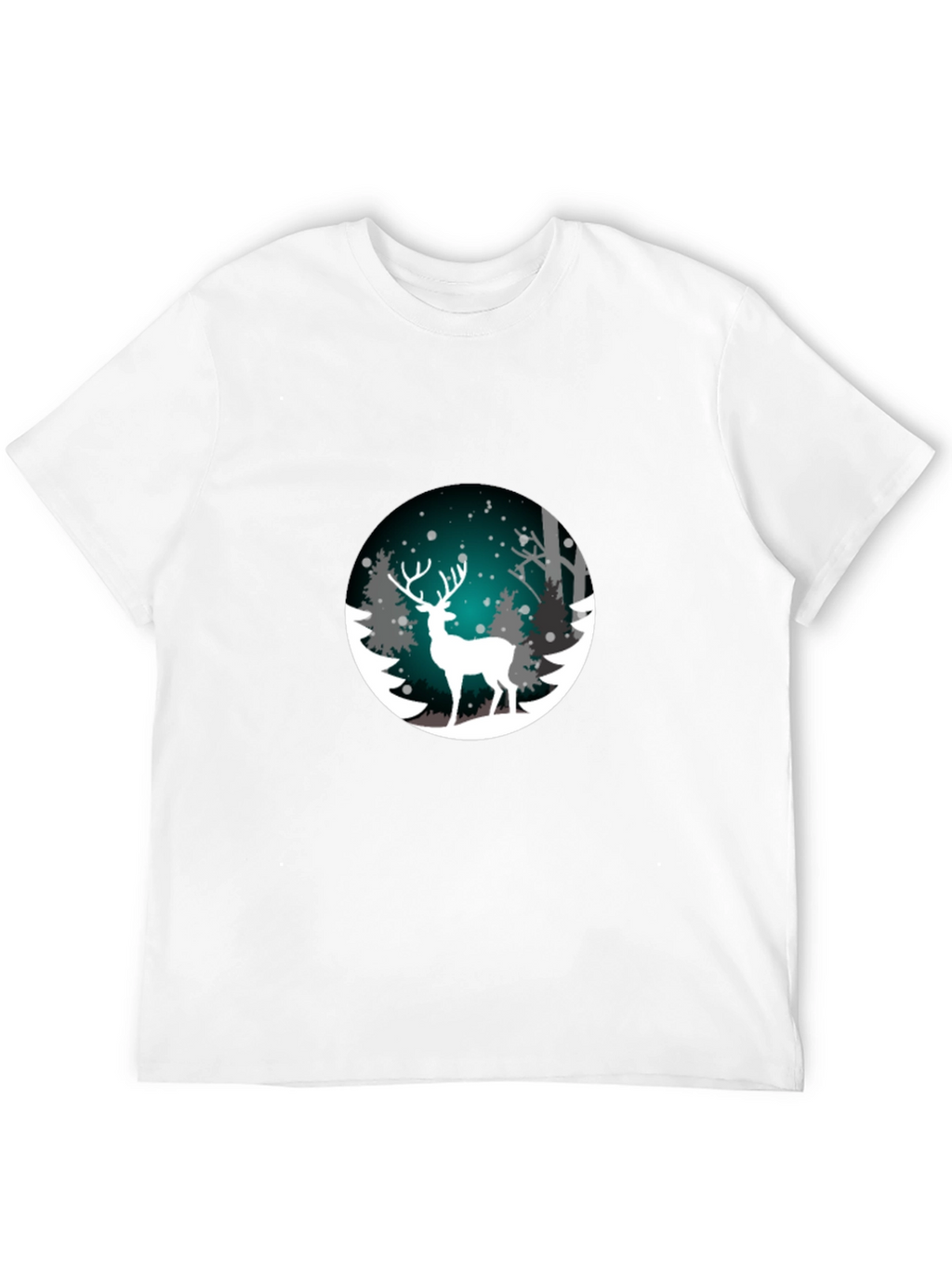 Winter Deer Graphic T-Shirt