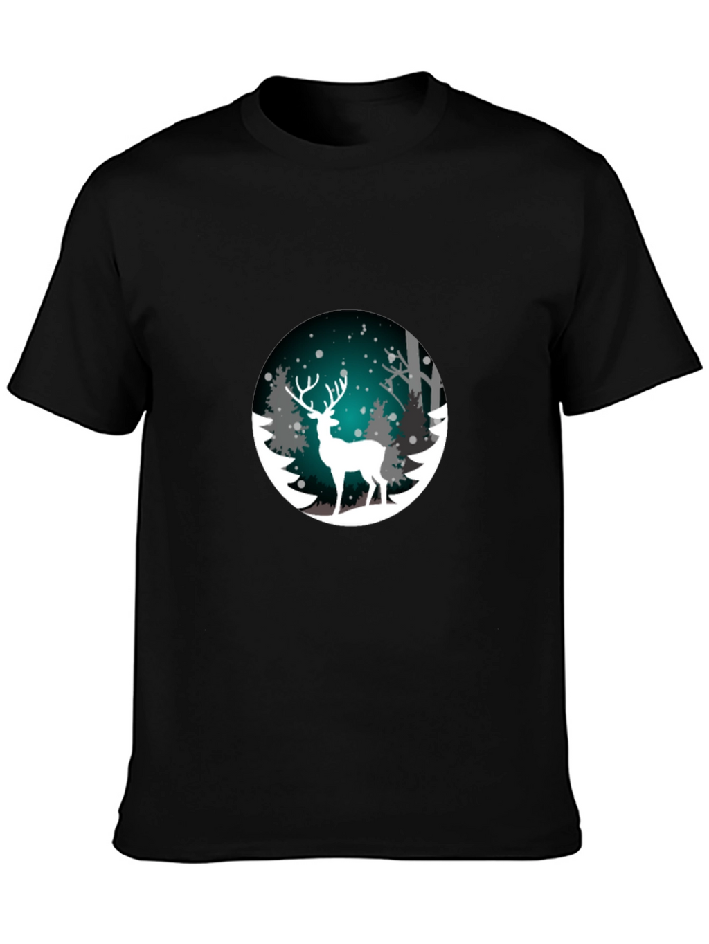 Winter Deer Graphic T-Shirt