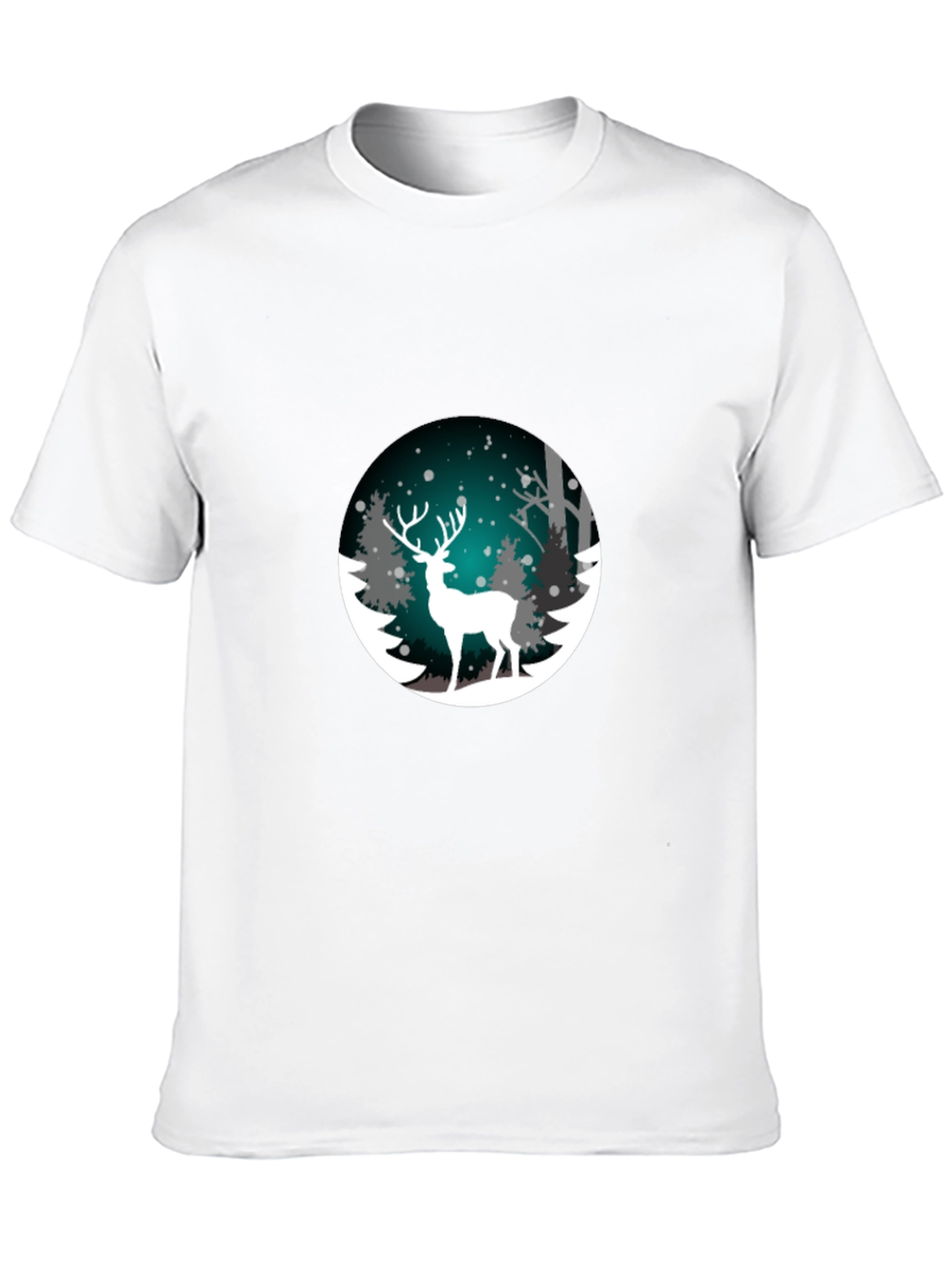 Winter Deer Graphic T-Shirt