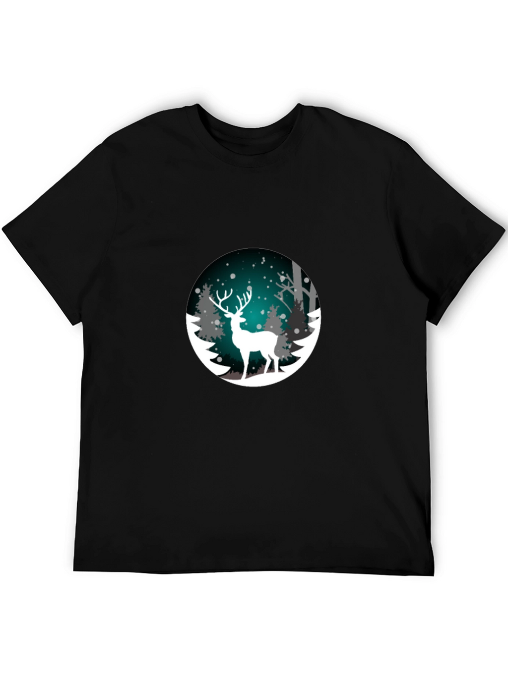 Winter Deer Graphic T-Shirt