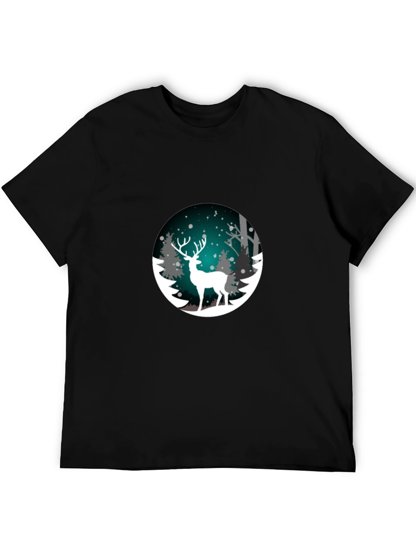 Winter Deer Graphic T-Shirt