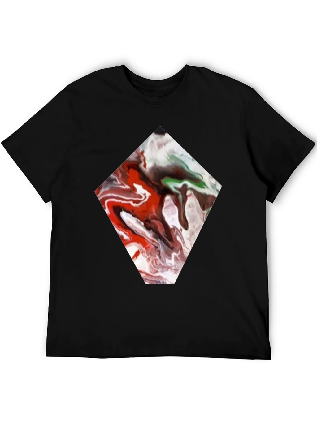 Abstract Diamond Tee - Unique Graphic Print