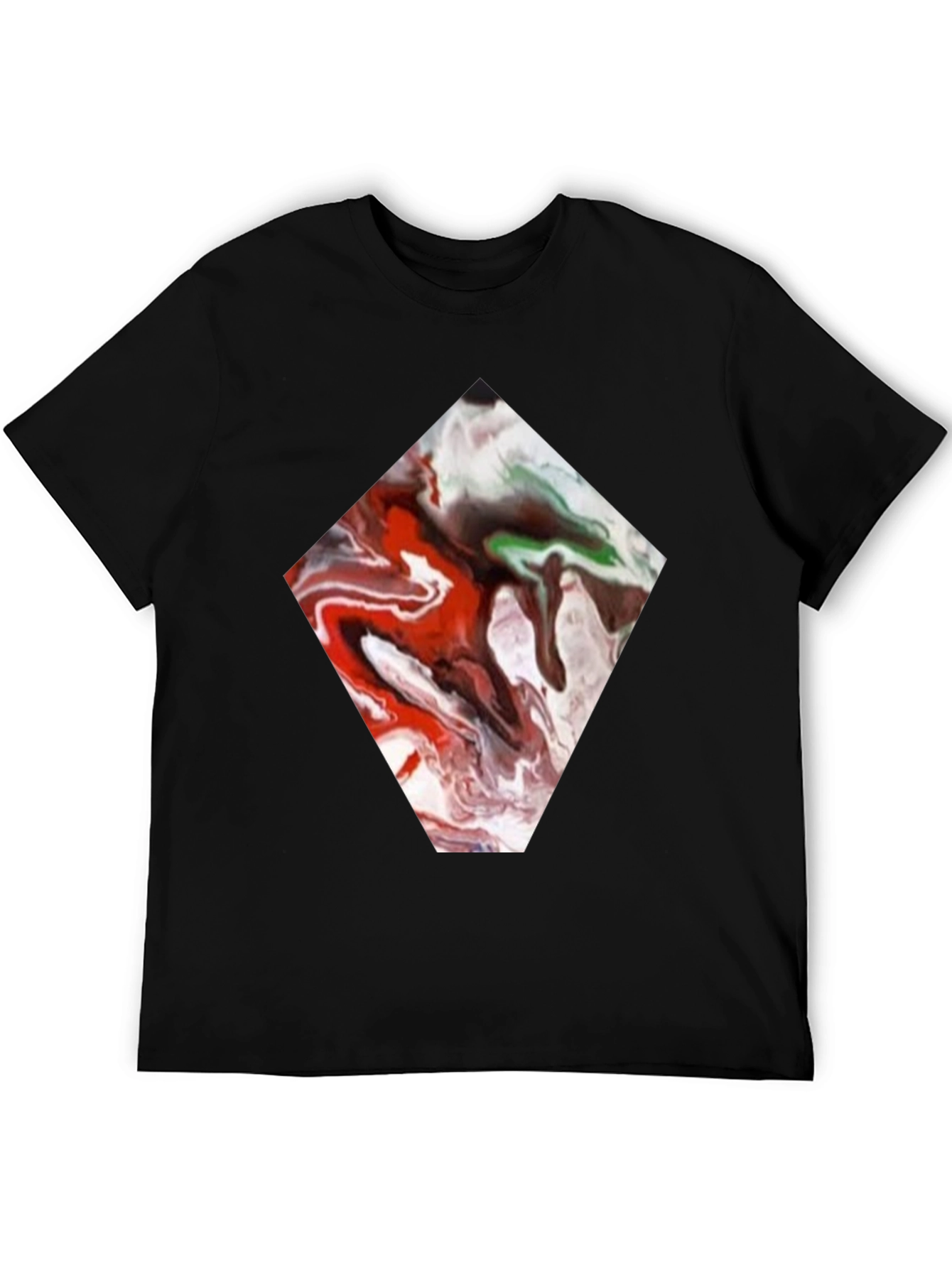 Abstract Diamond Tee - Unique Graphic Print