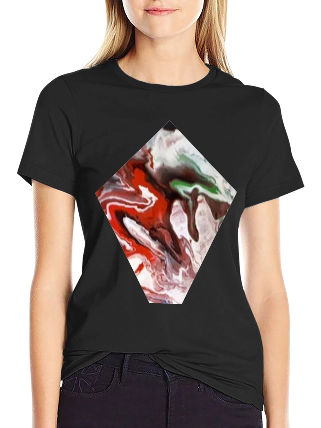 Abstract Diamond Tee - Unique Graphic Print