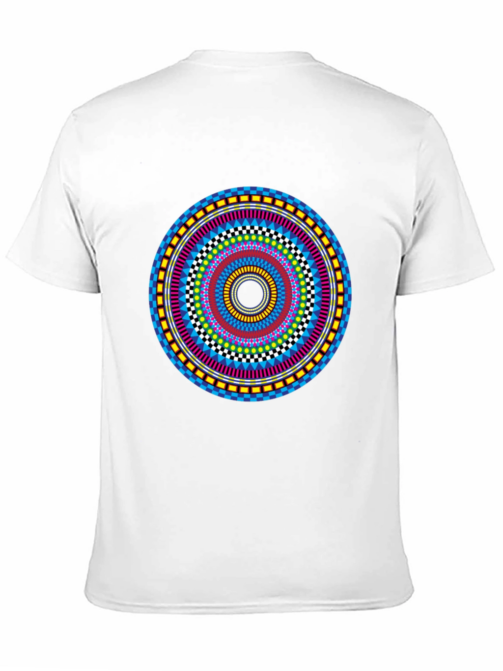 Vibrant Mandala Graphic Tee - Stylish Circular Design