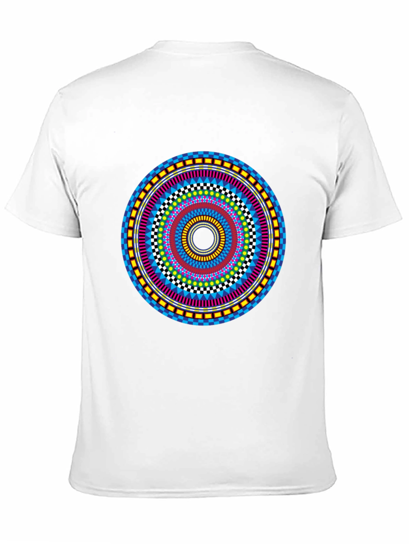 Vibrant Mandala Graphic Tee - Stylish Circular Design