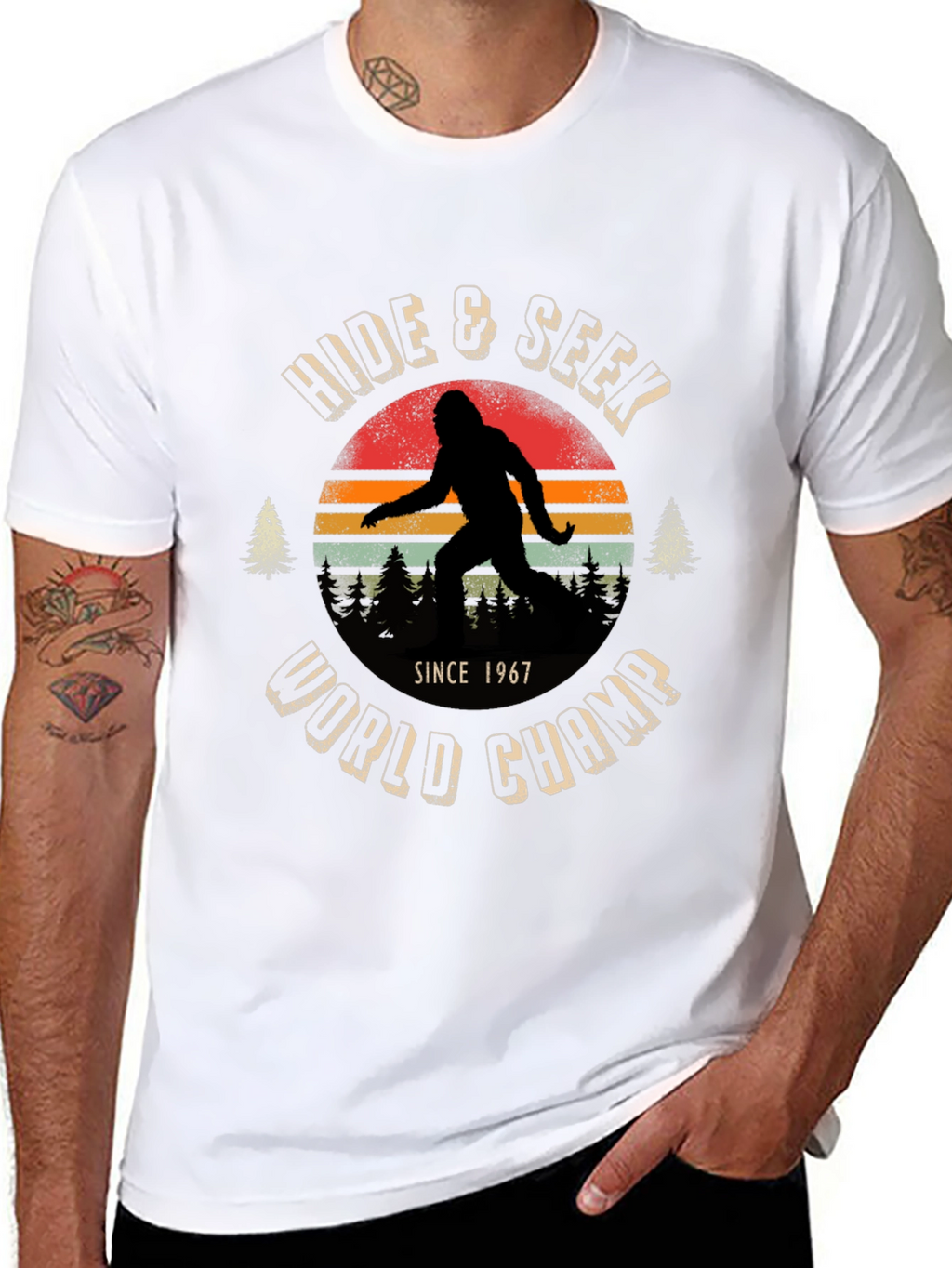 Hide & Seek World Champ Bigfoot T-Shirt
