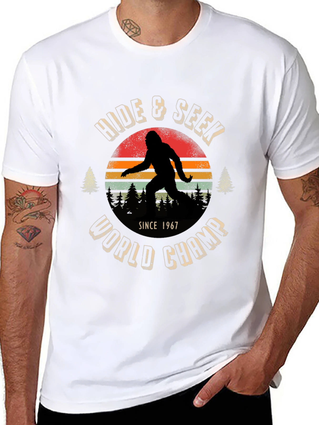 Hide & Seek World Champ Bigfoot T-Shirt