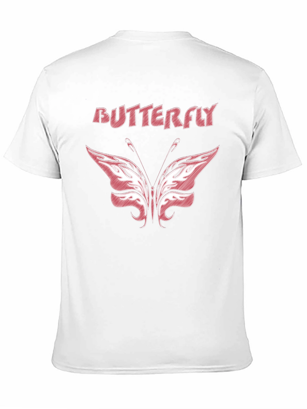 Butterfly Graphic Tee - Stylish Black T-Shirt